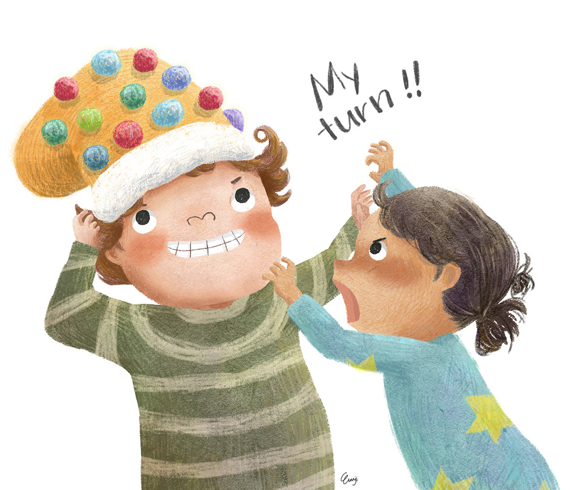 Sibling illustration