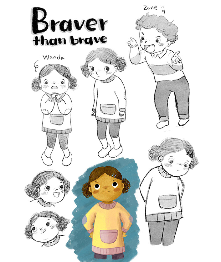A character sheet for Braver than Brave written by Janet Sumner Johnson