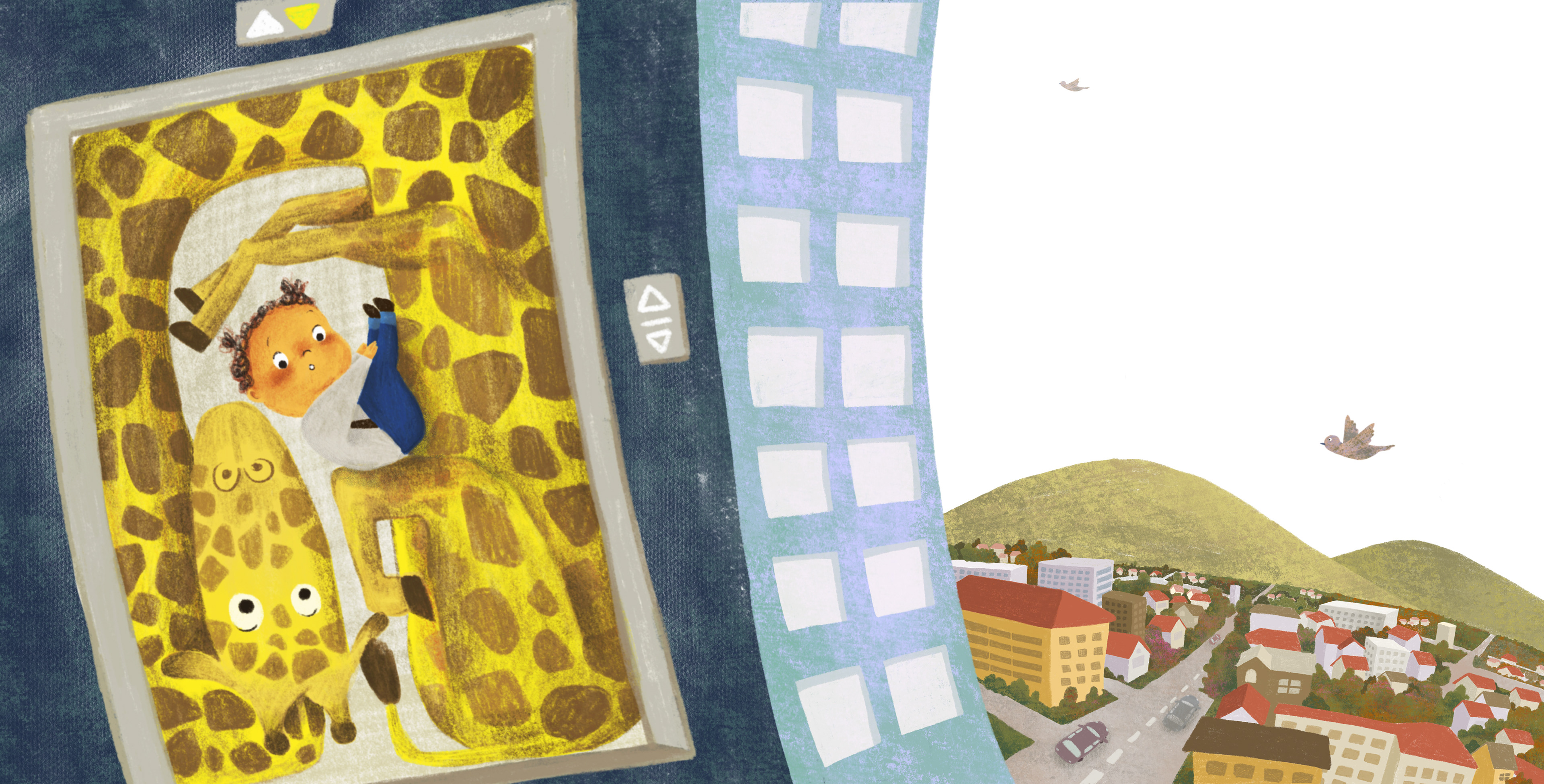 Inner Spread Illustration for Pet Problems written by Zoé Tucker