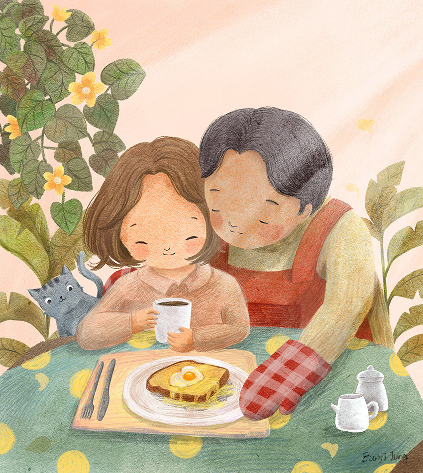 Romantic Brunch, Personal work