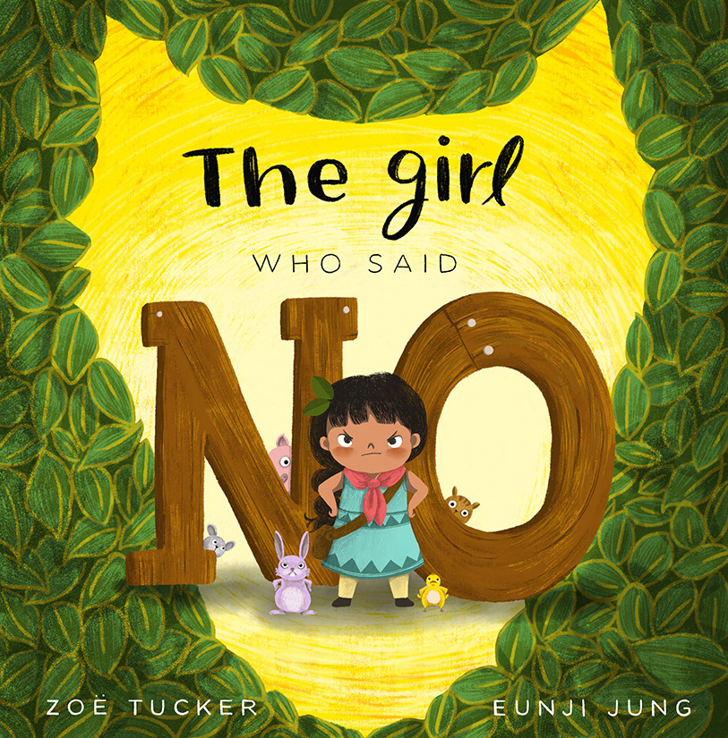Cover illustration for The Girl Who Said No, written by Zoë Tucker