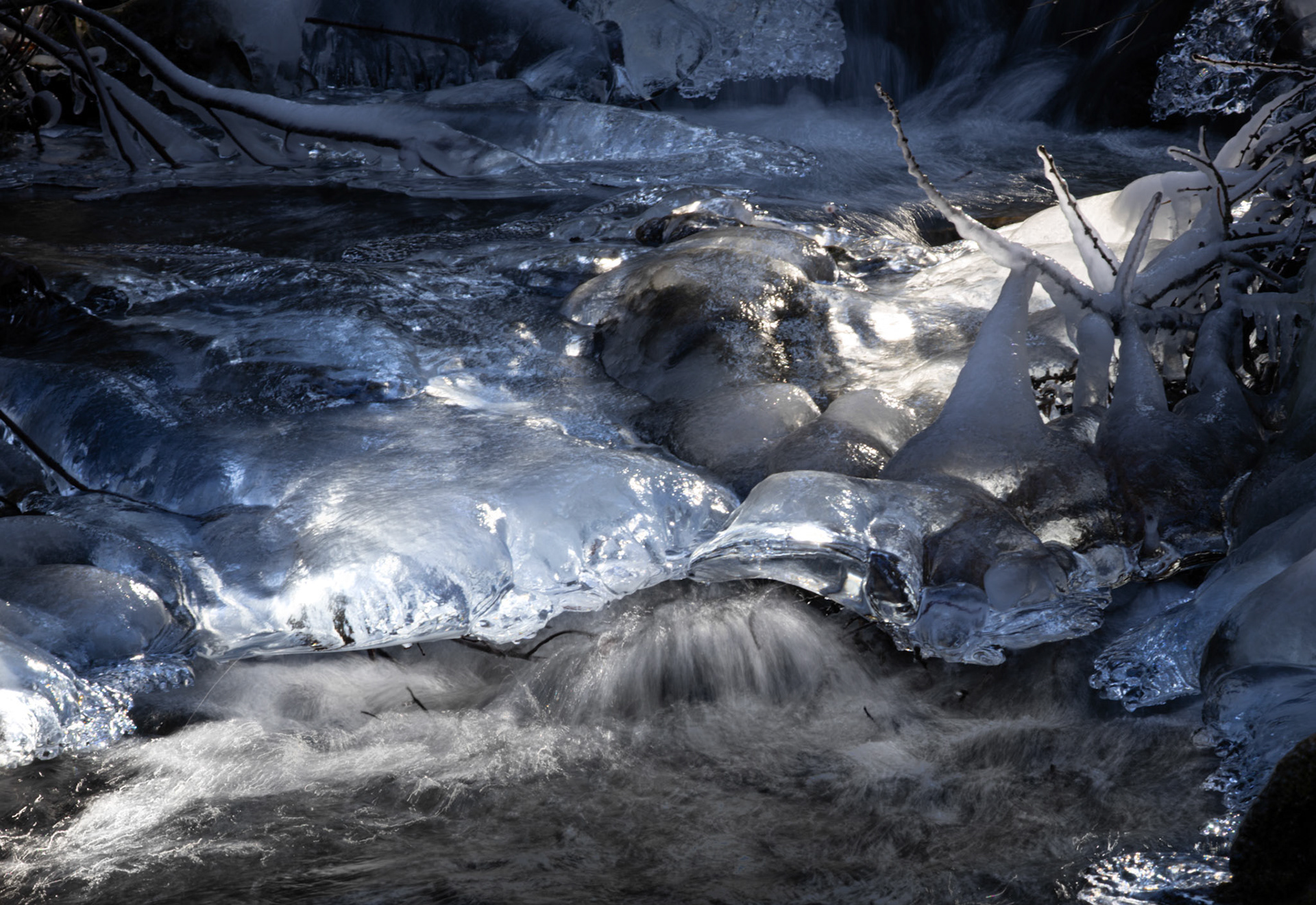 Ice on Wallowa River