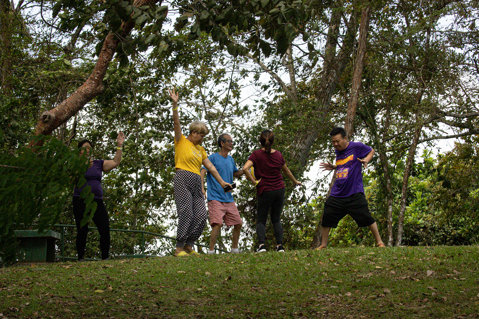 Some loco locals getting down in Municipal park.