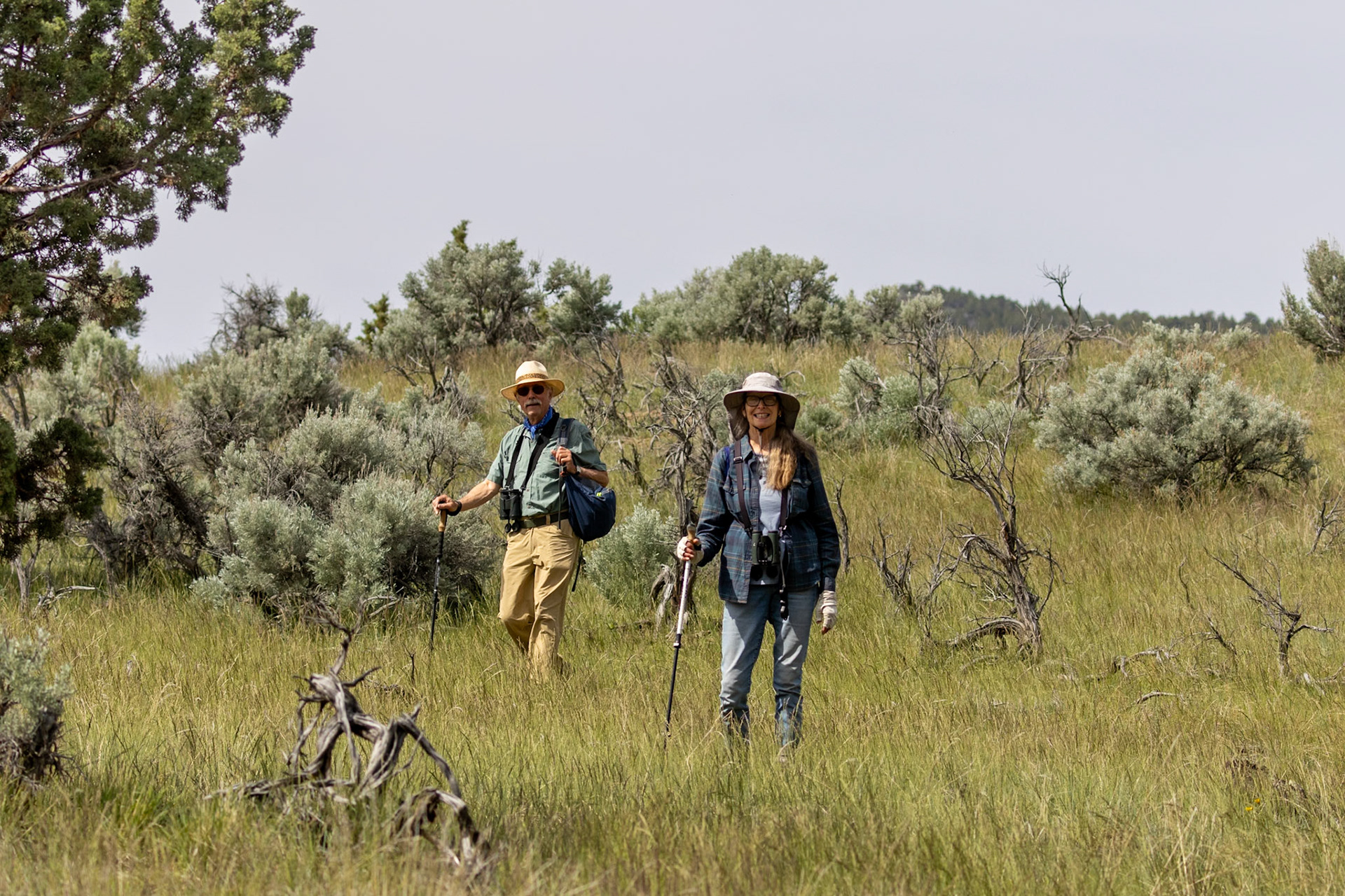 Sooney &amp; John above the Blixen