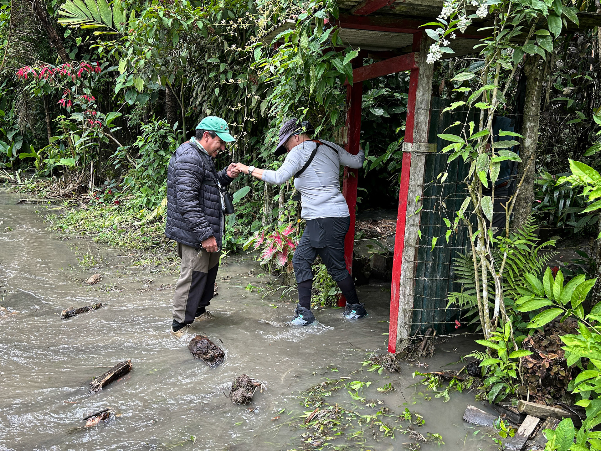 The gate to the Oilbird Cave