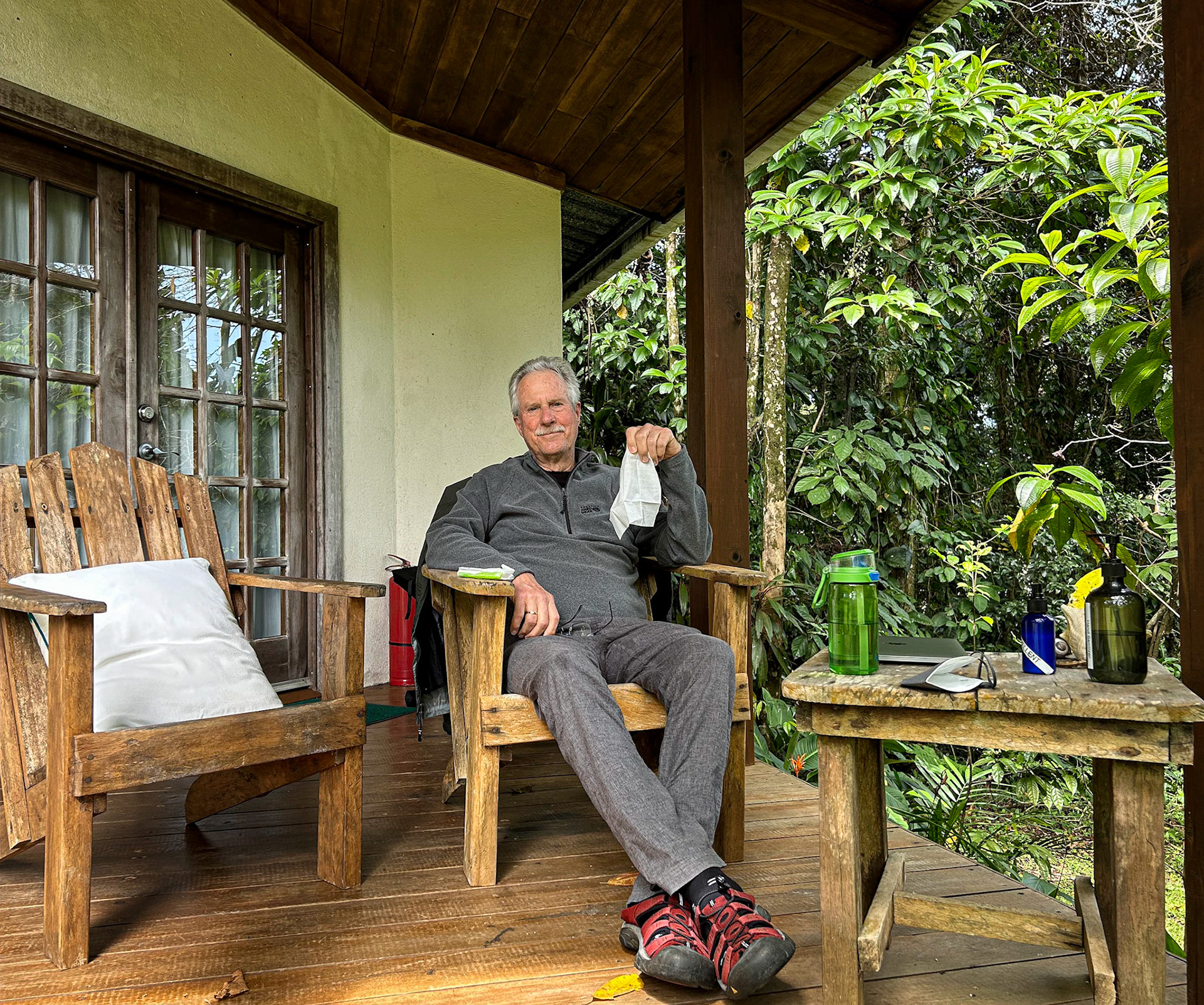 Nick's Covid bungalor for the week.