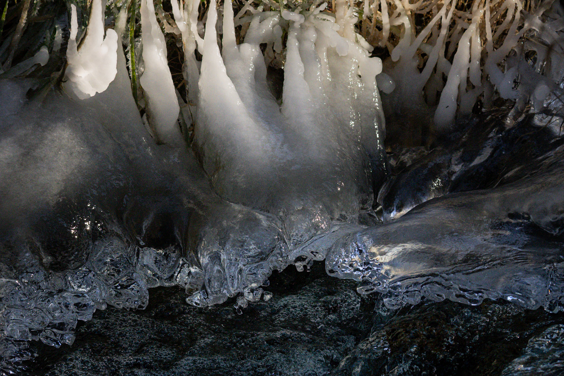 Ice on Wallowa River