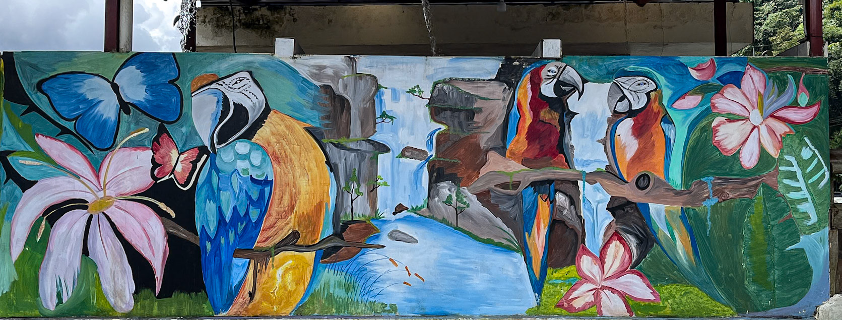 Outdoor shower @ Trucker's Stop