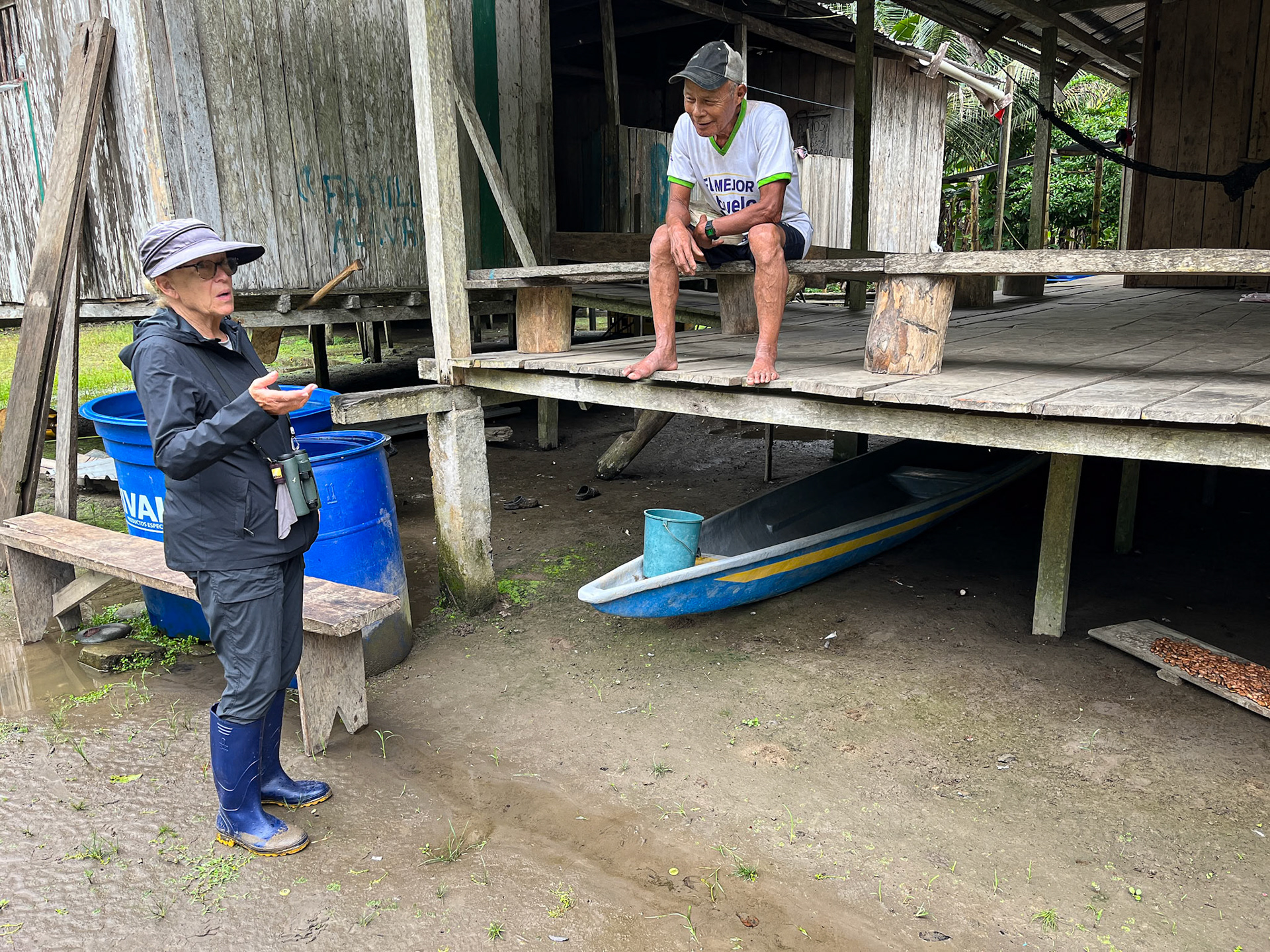 Lunch Spot Along the Napo Rivcer