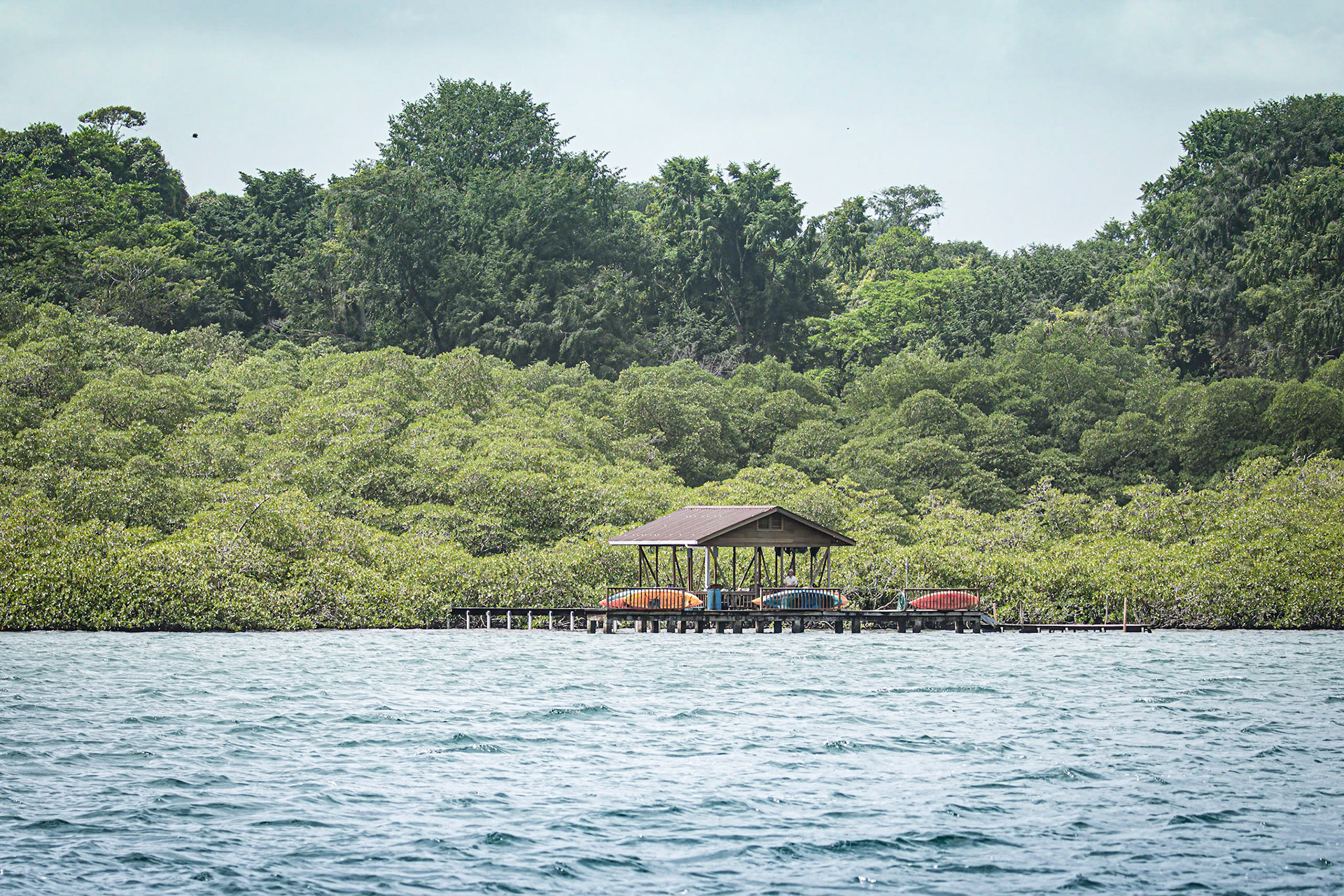 The Dock at Tranquilo Bay awaiting our arrival.