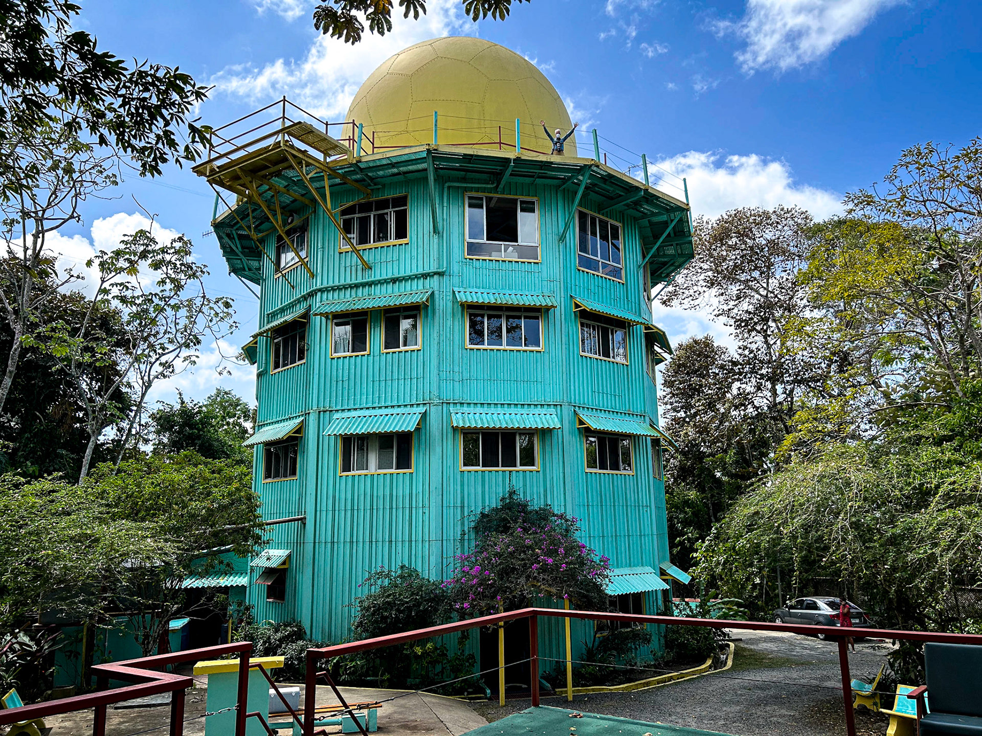 Nick atop the Canopy Tower.
