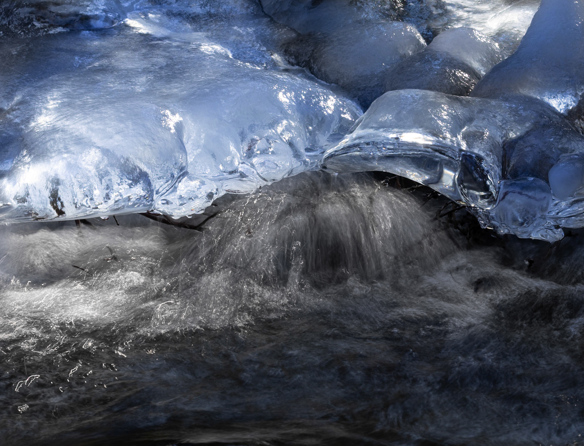 Ice on Wallowa River