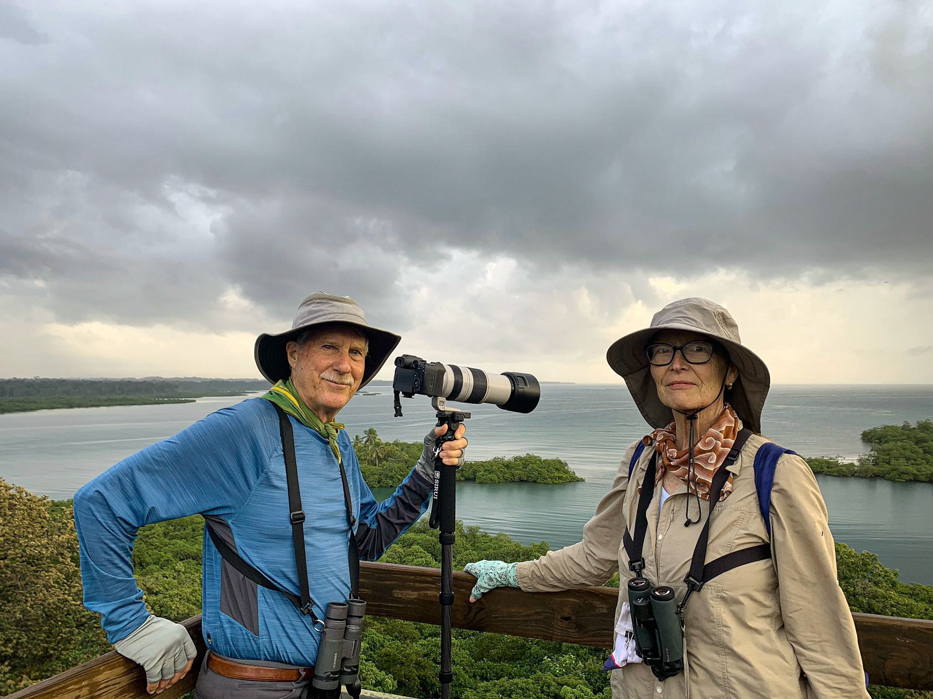 Birding from the Tranquilo Bay Tower.