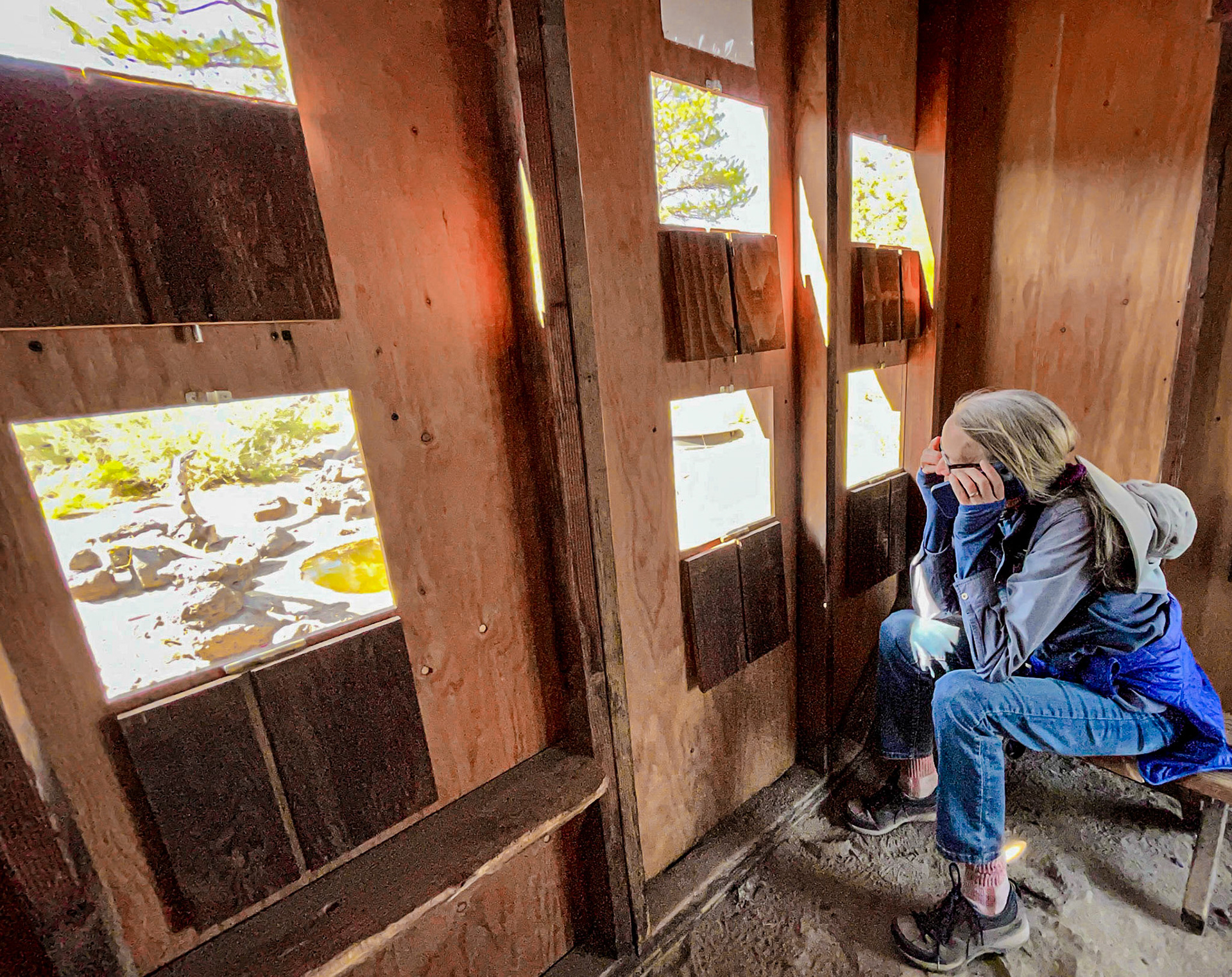 Sooney chatting with her brother on her birthday