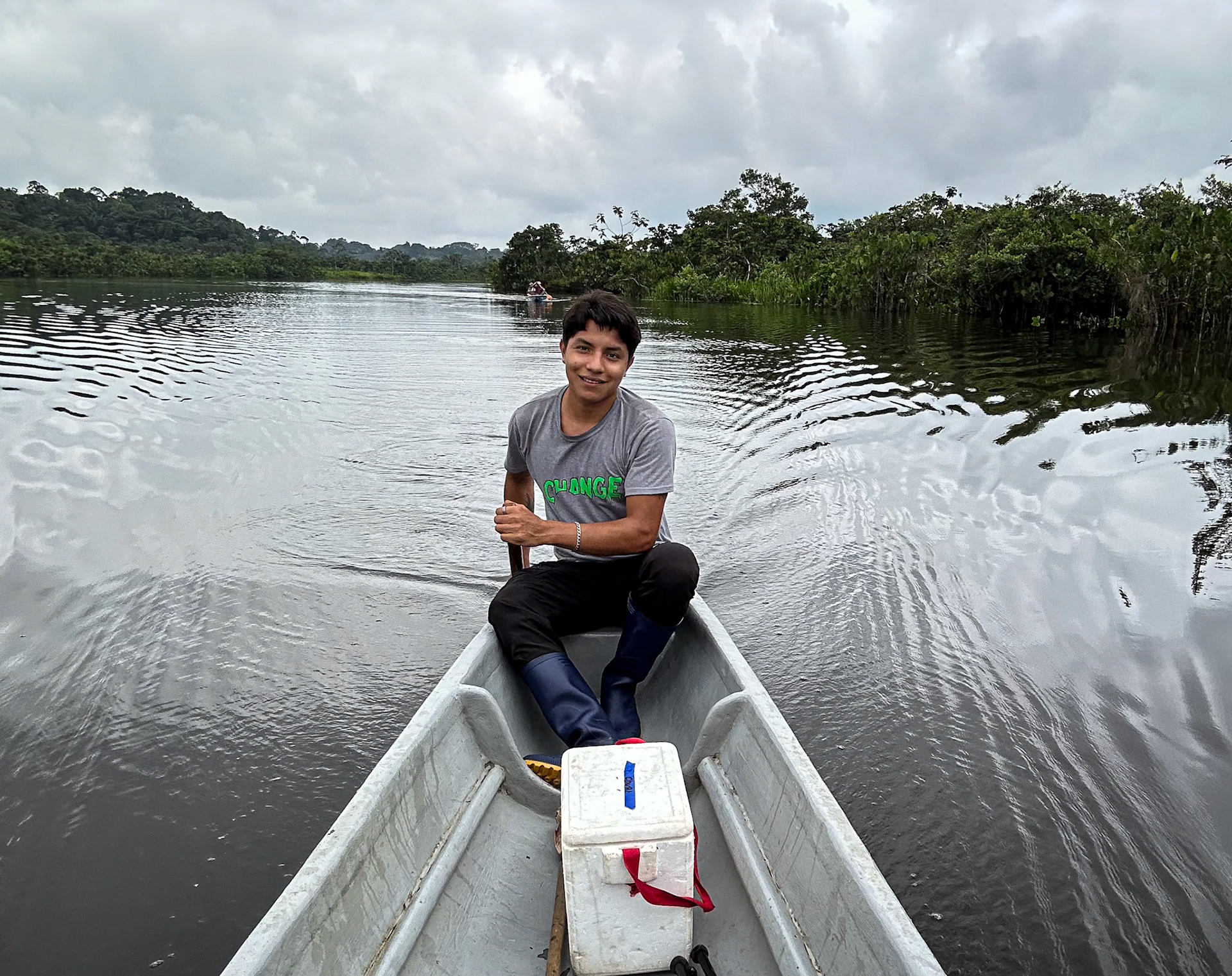 Miguel, our paddler &amp; refreshment guy.