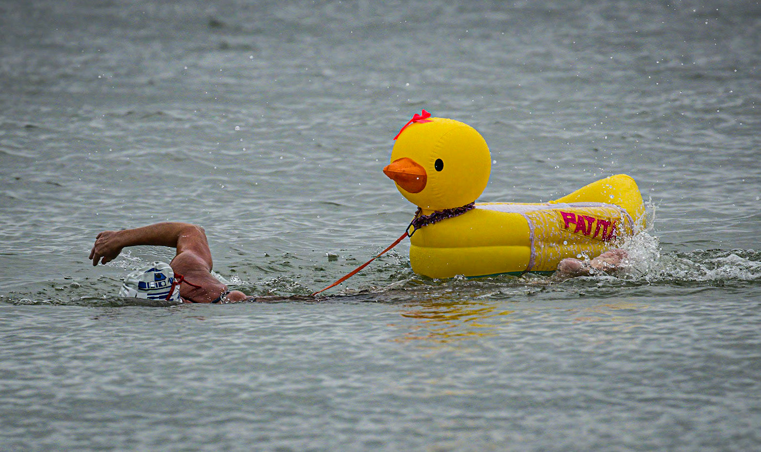 Tri-athlete and partner