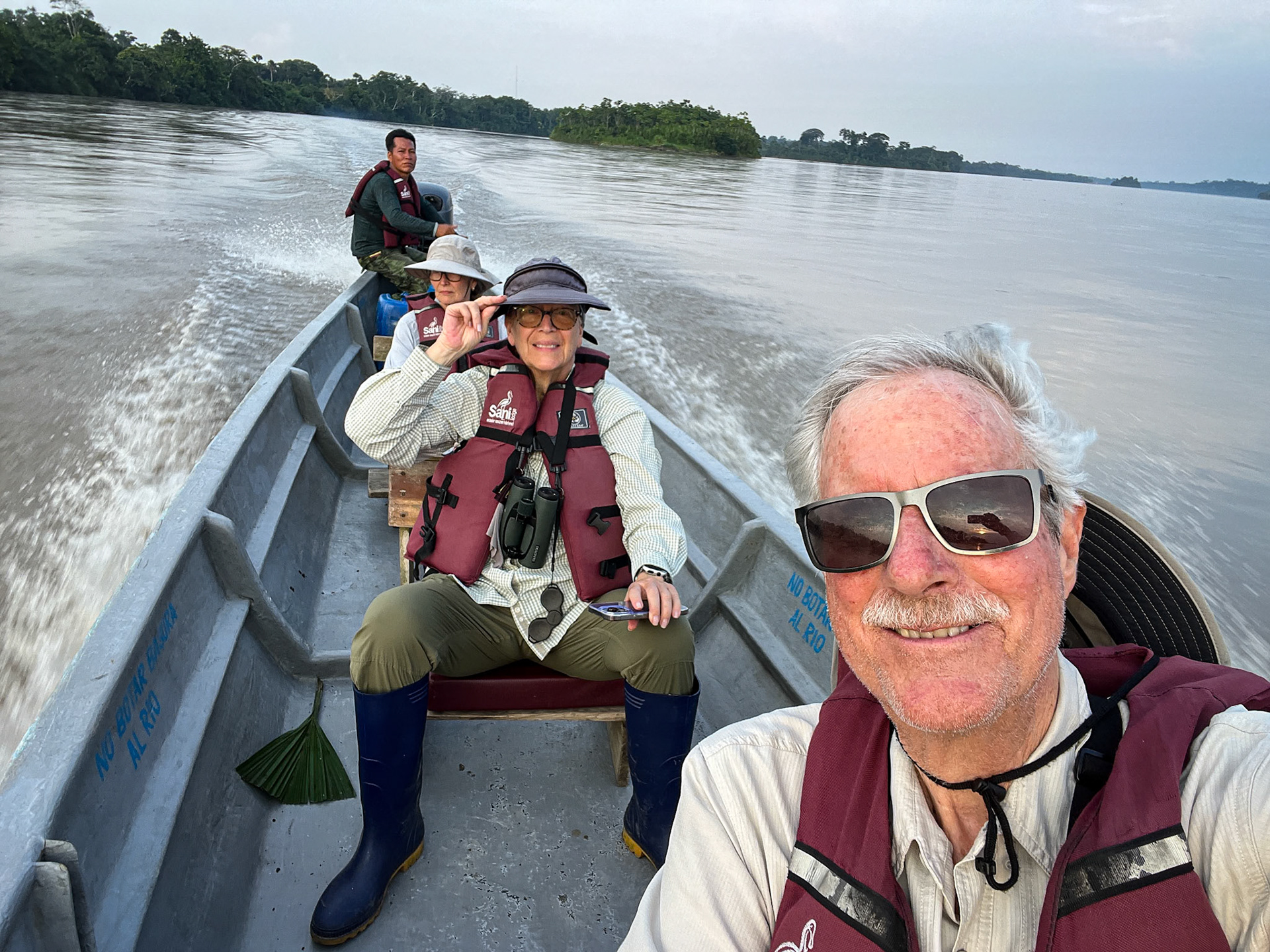 Motorized Canoe to Clay Licks