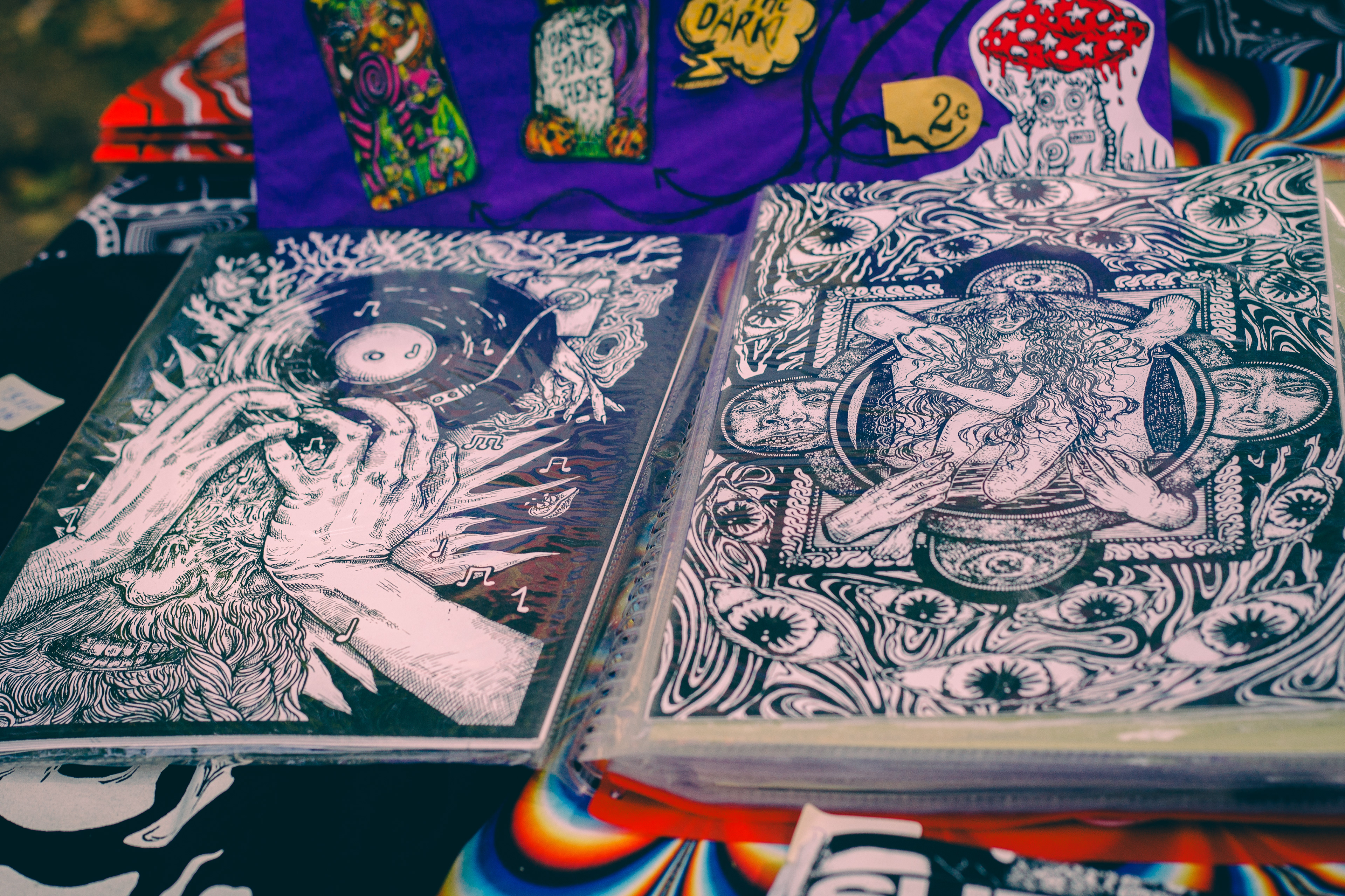 Ilustrações pela Echo Echo Illustrations (Parque D.Carlos I), 05.06.2026