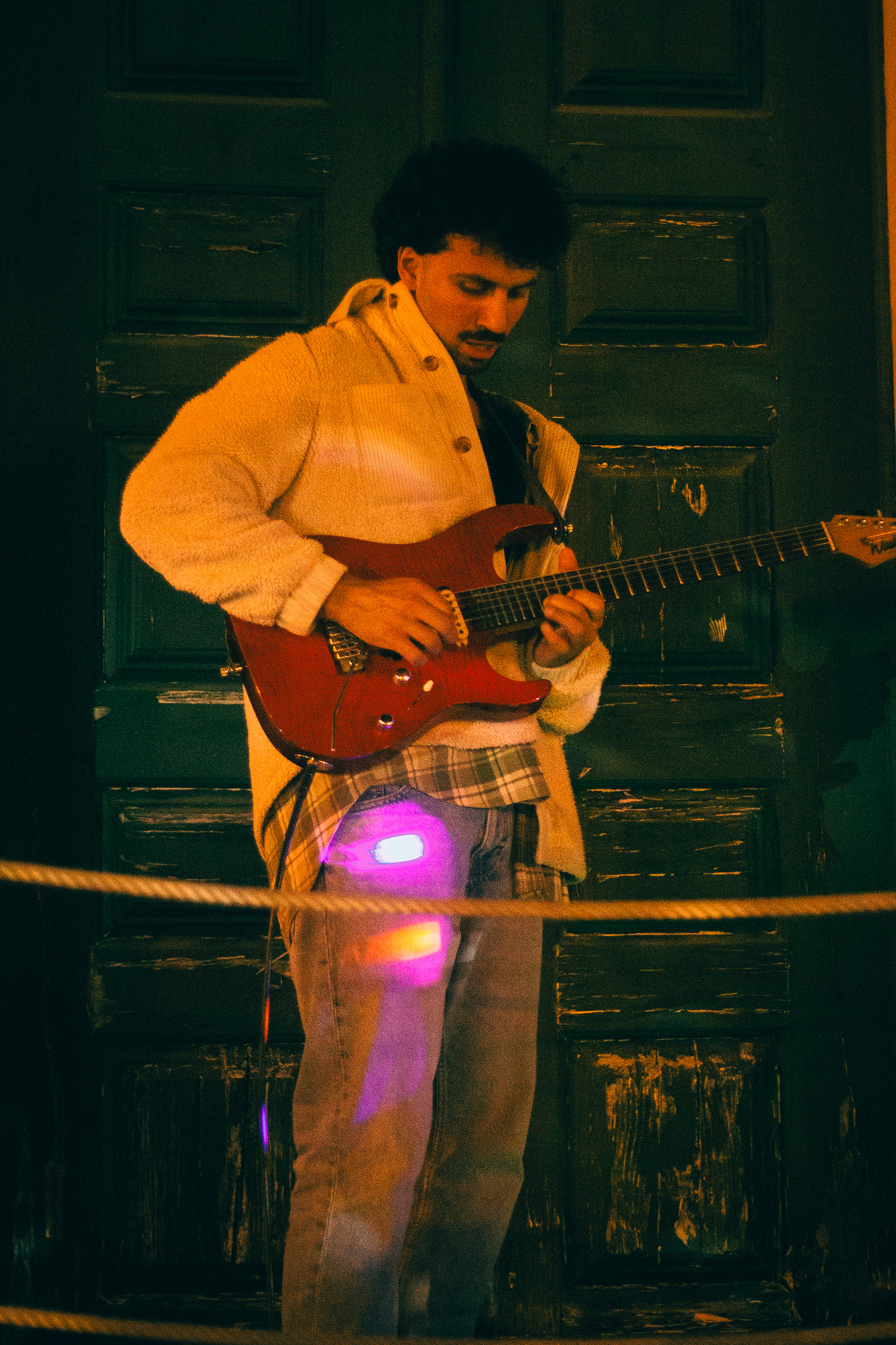 Jam session perto do Posto de Turismo
