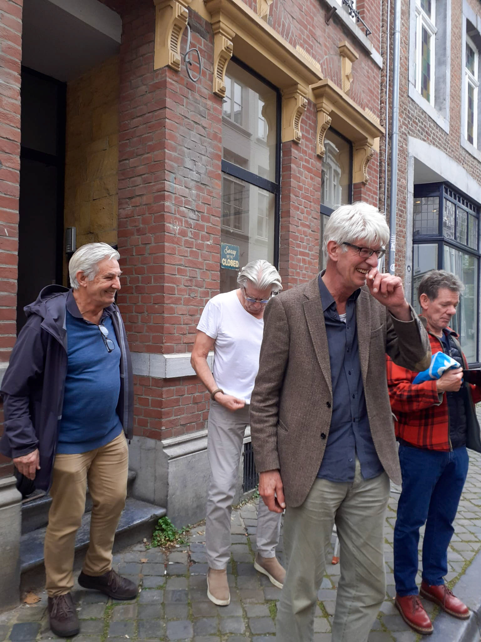 Paul en broer Rolf Hermans