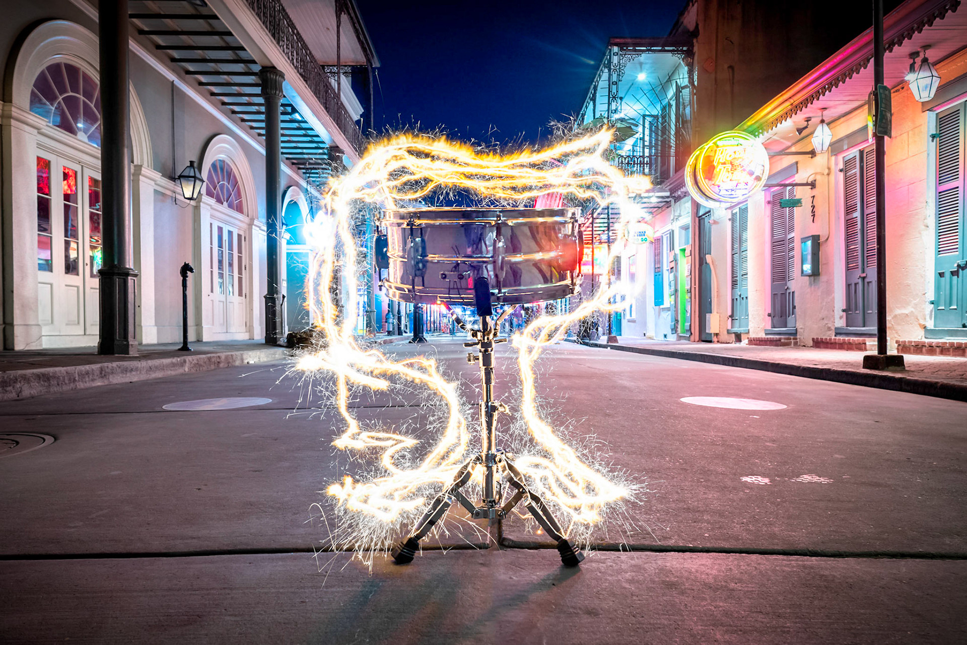 Drum on Bourbon Street