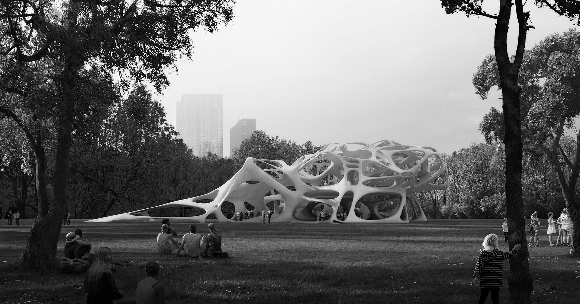 Parametric Organic Architecture Coded FICTURE Architecture