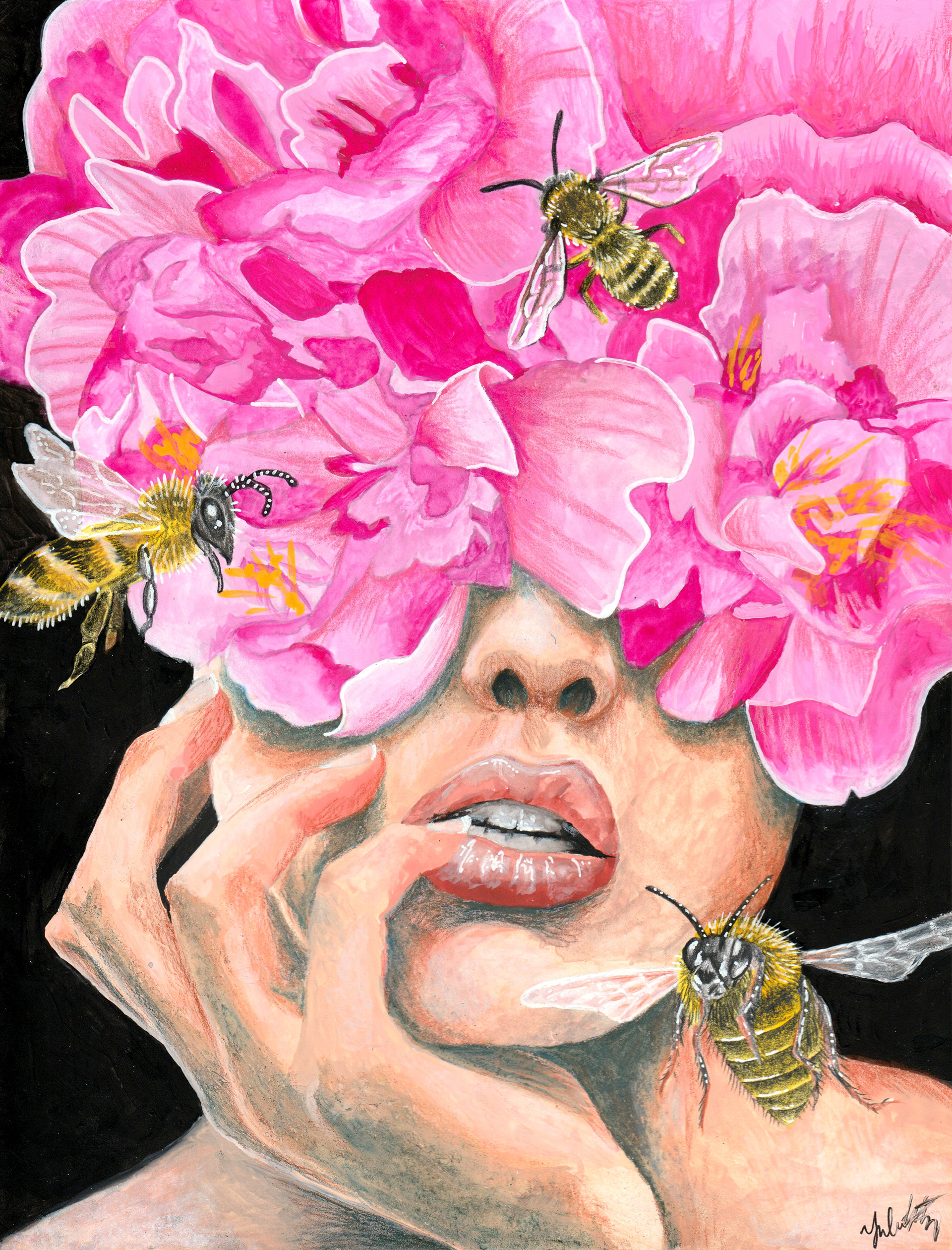Haute Couture Avec Buzz Buzz, Julie Kitzes, 2021