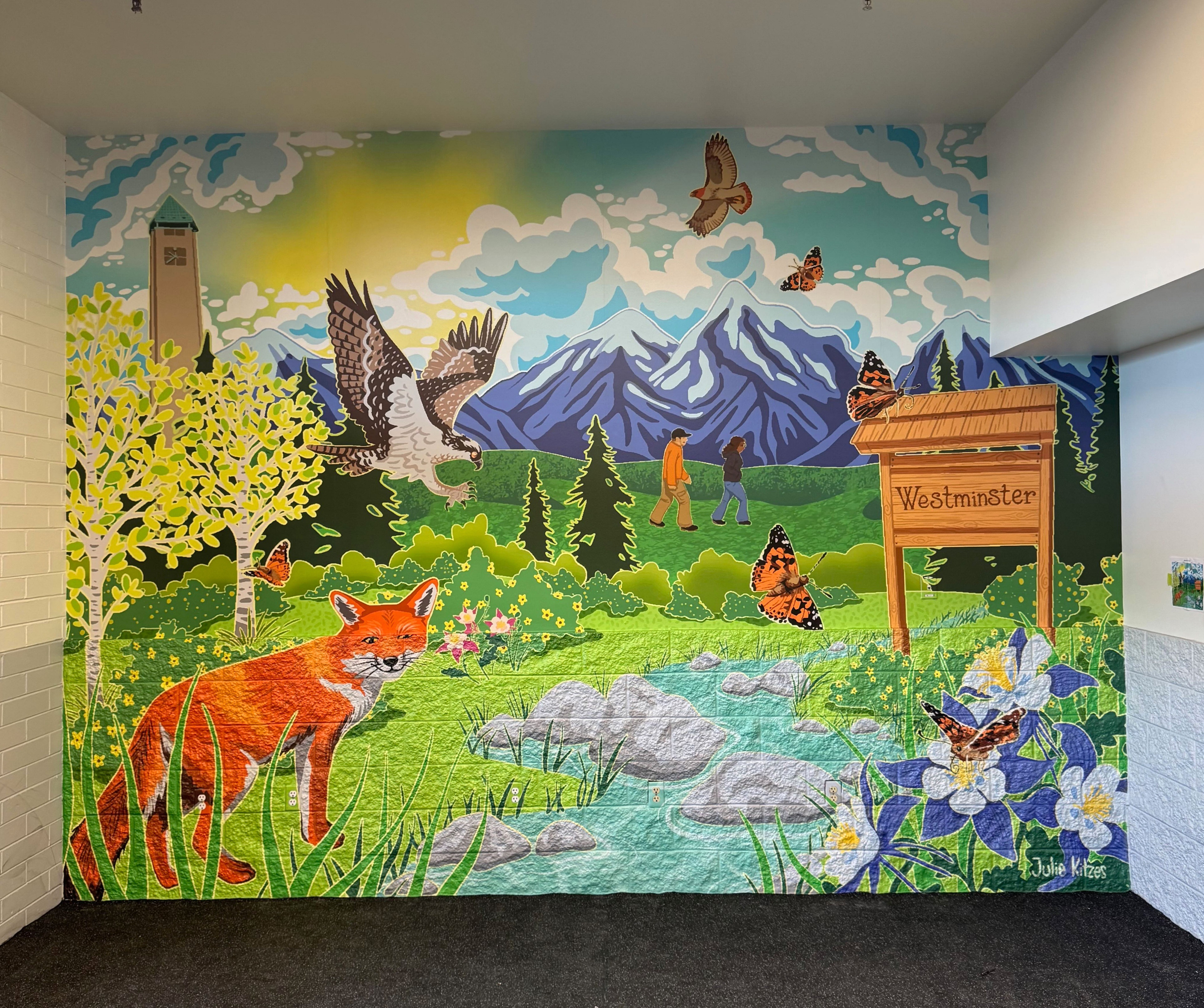 Whimsical Westminster, (vinyl install), Walmart in Westminster, CO, 2025