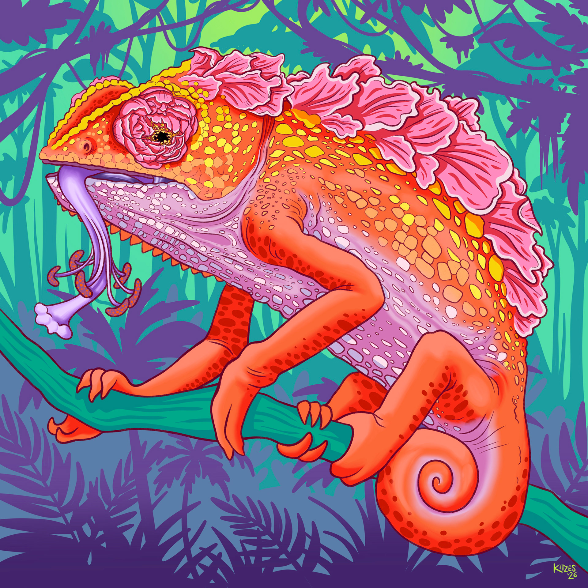 Peonyleon, Julie Kitzes, 2026