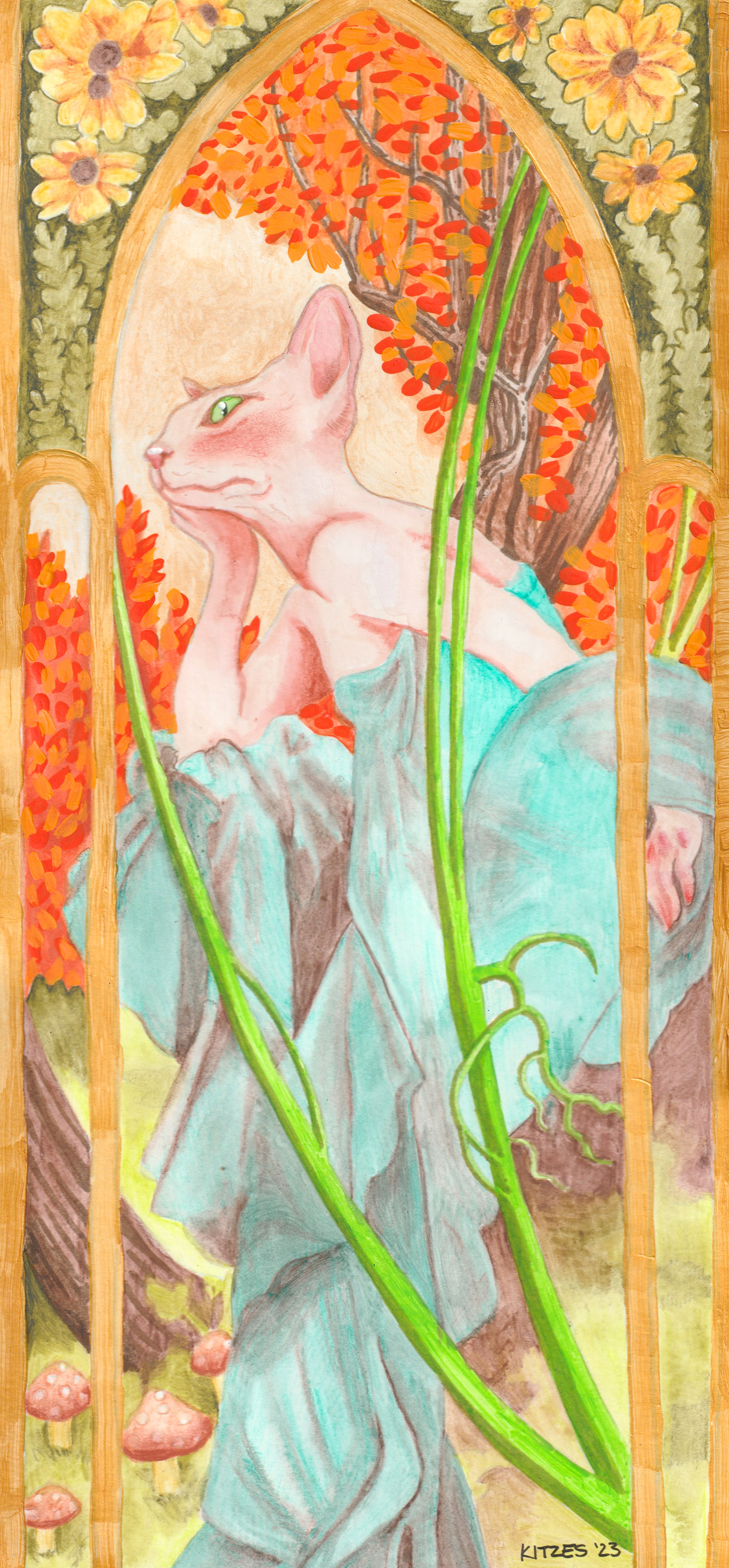 Autumn Sphynx, Julie Kitzes, 2023