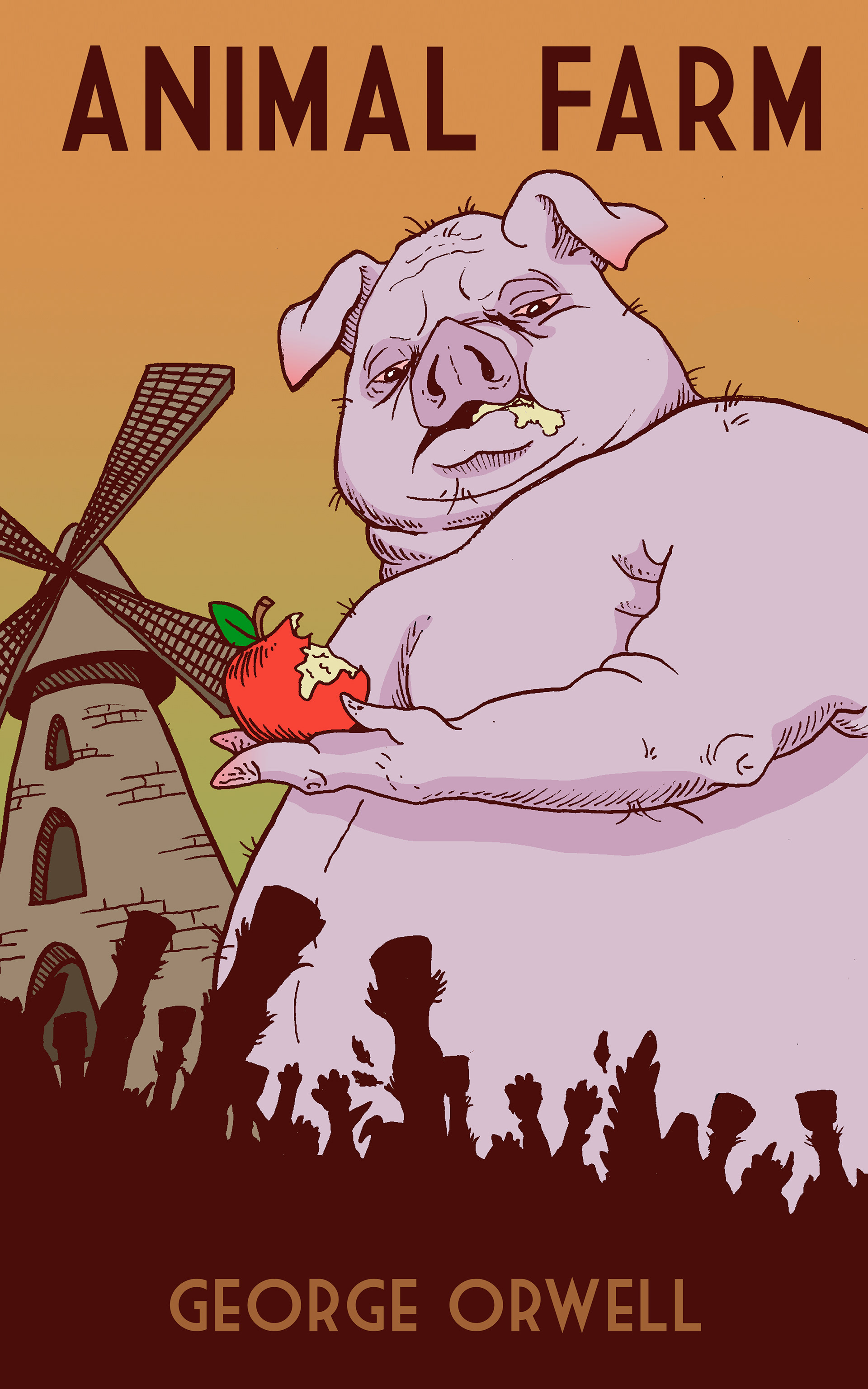 Animal Farm, Julie Kitzes Book Cover Mockup, 2021