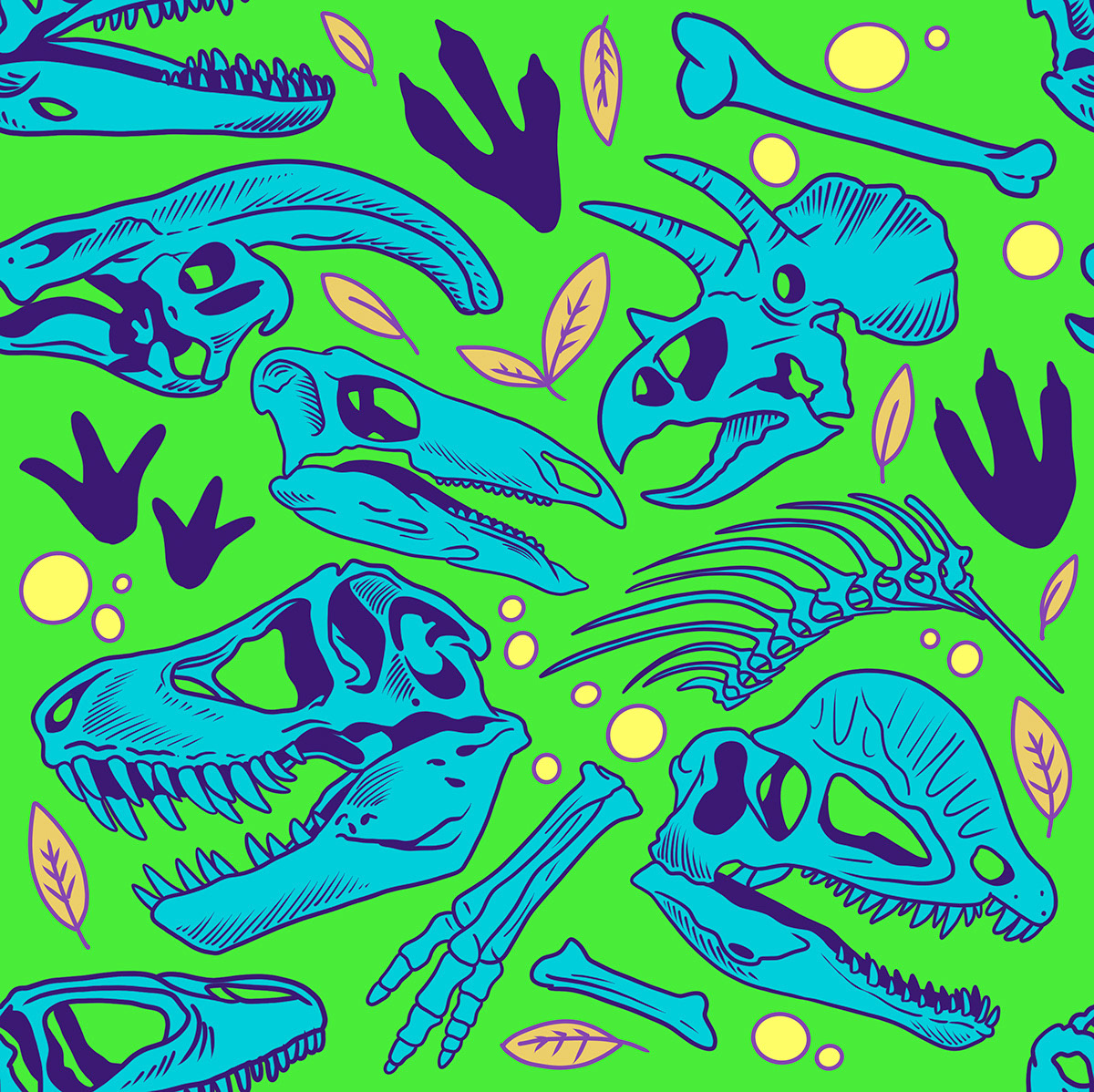 Fossil Pattern, Julie Kitzes, 2022