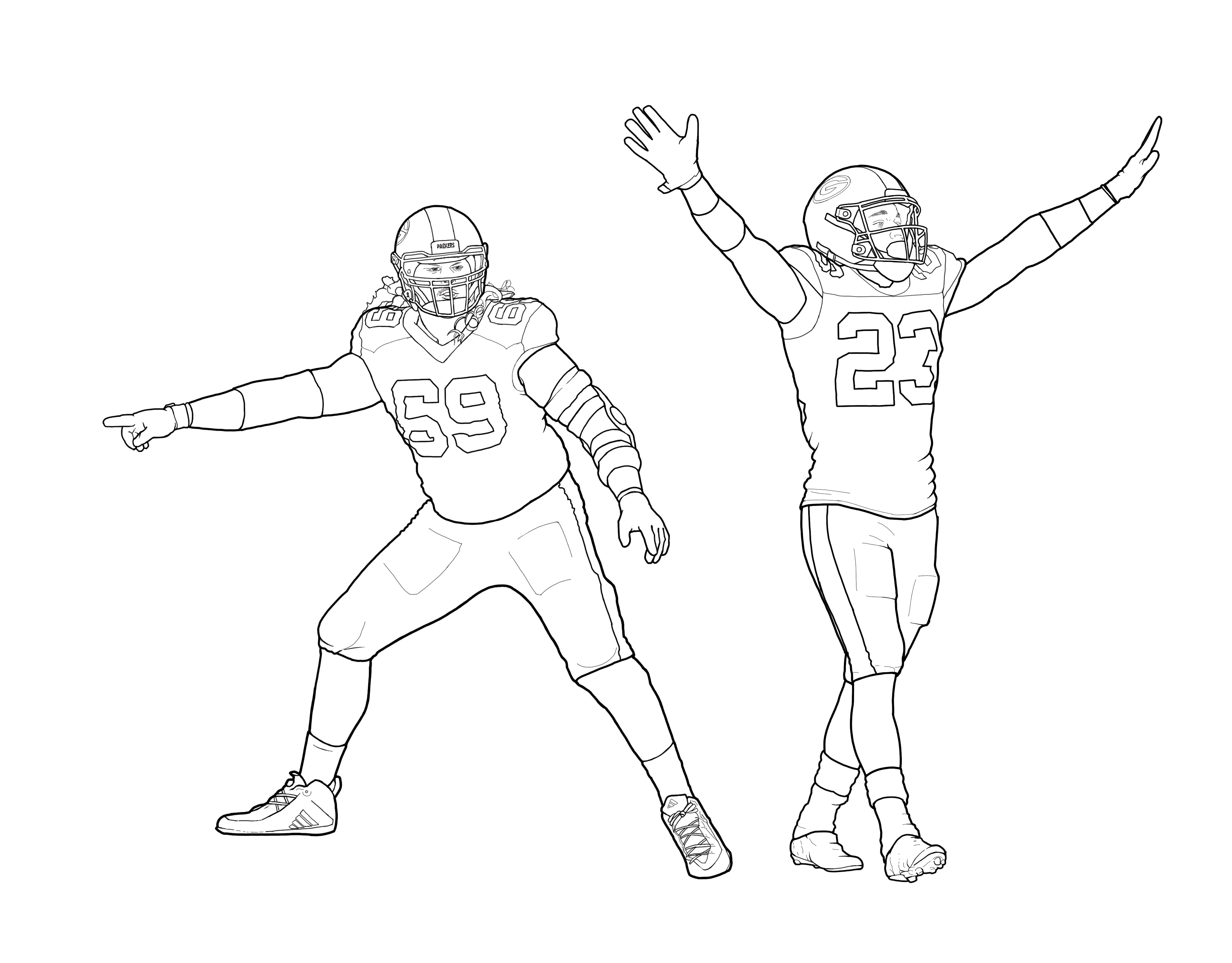 Green Bay Packers Coloring & a [Book]