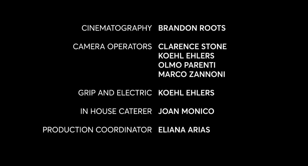 Short Focus Credits