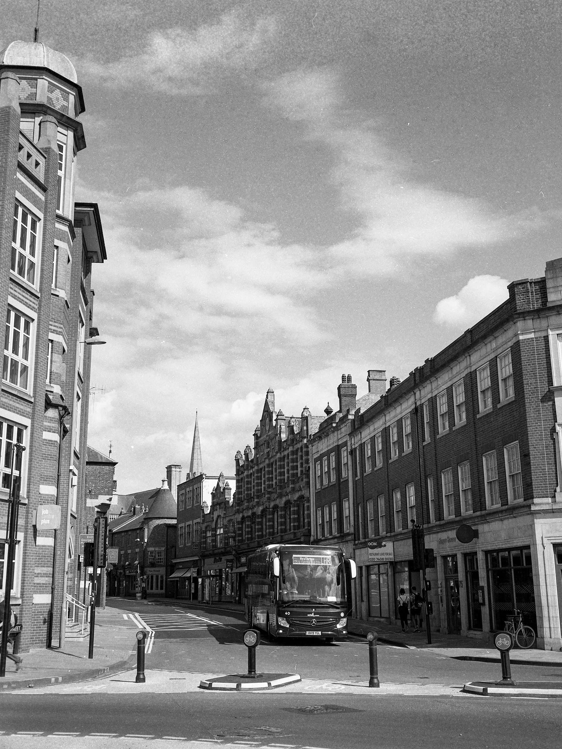 George St, Oxford, Mar 2020 (Ilford FP4)