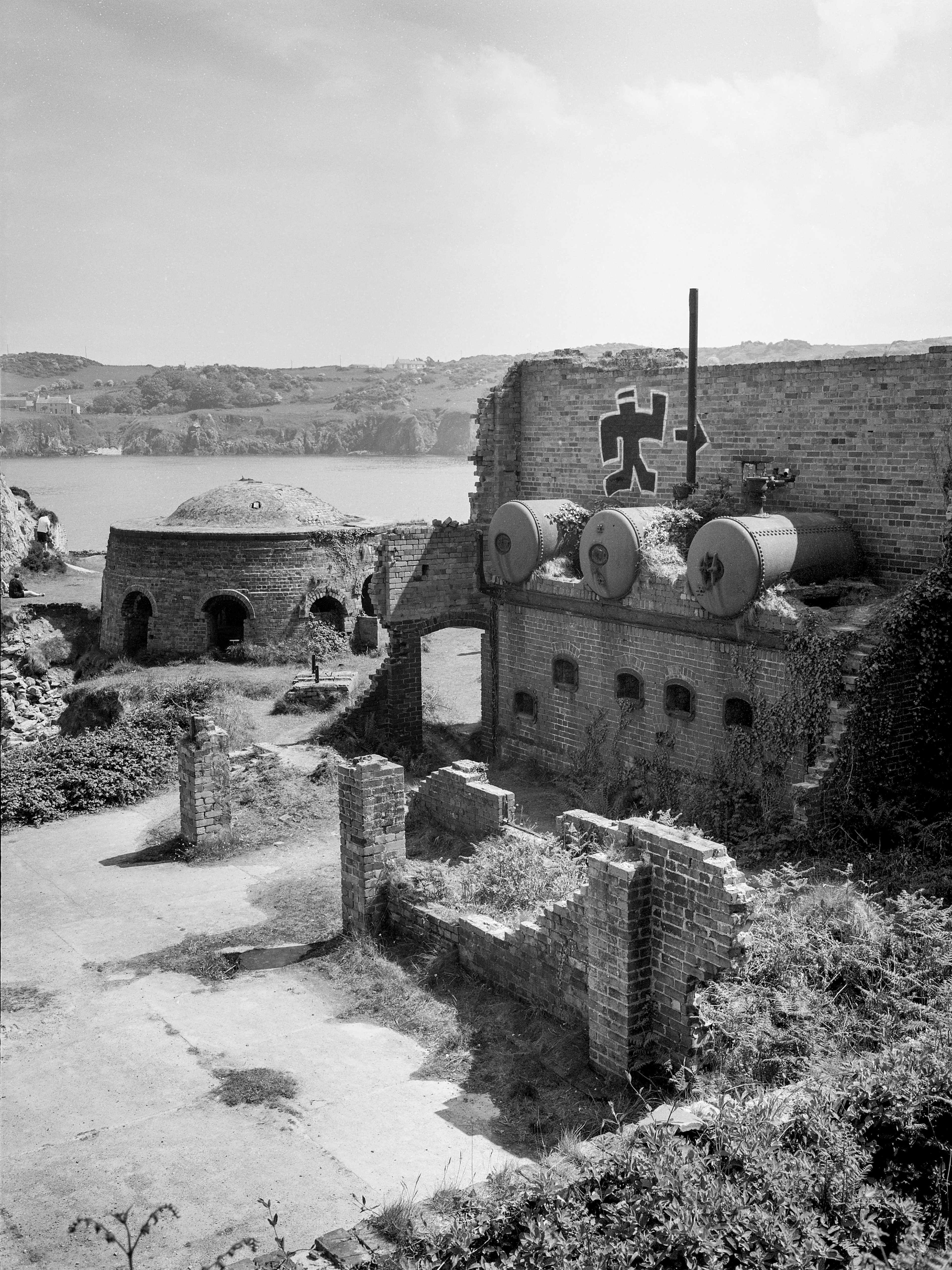 Traeth Porth Wen Beach, May2021 (Ilford FP4)