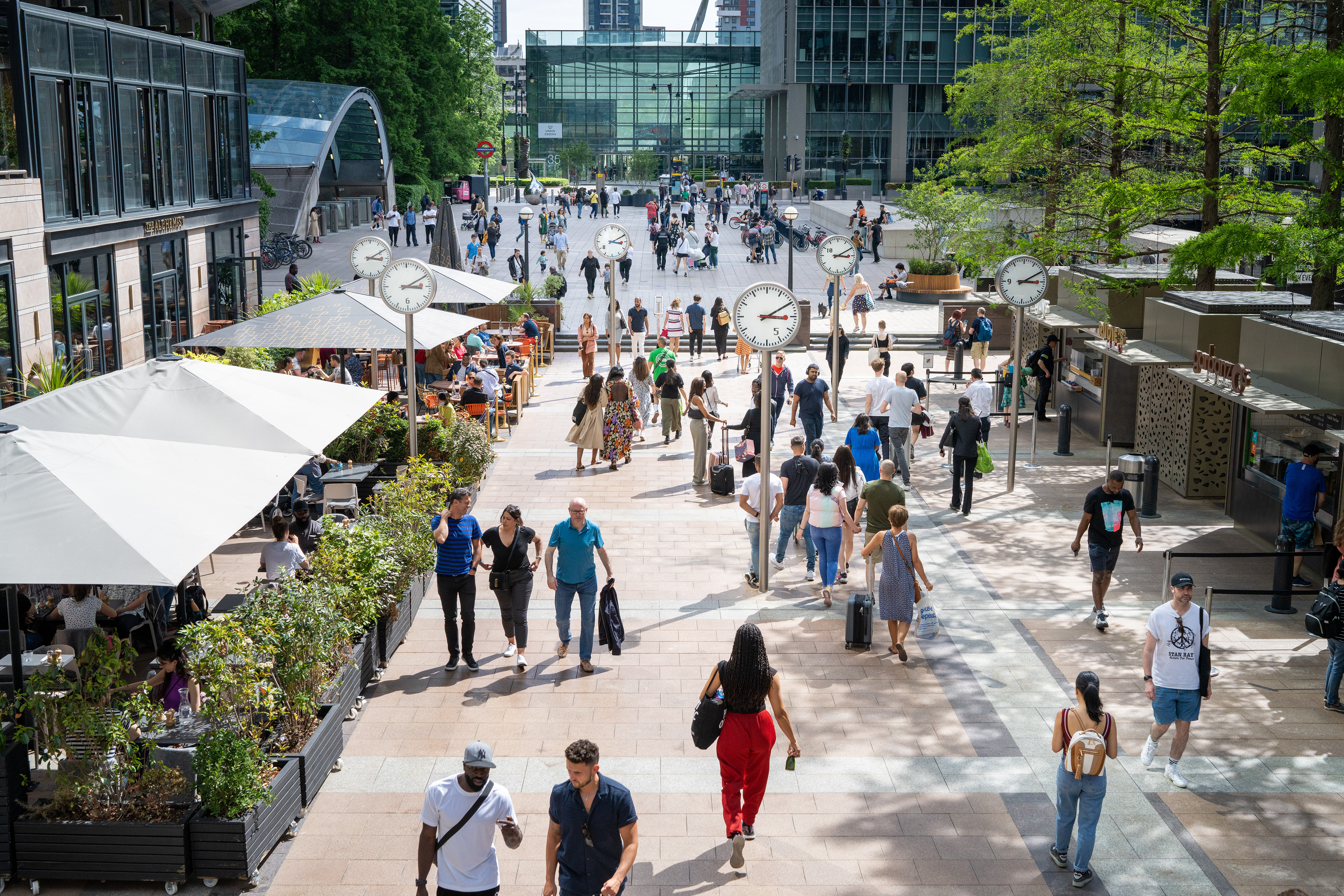 Canary wharf, Jun 2022
