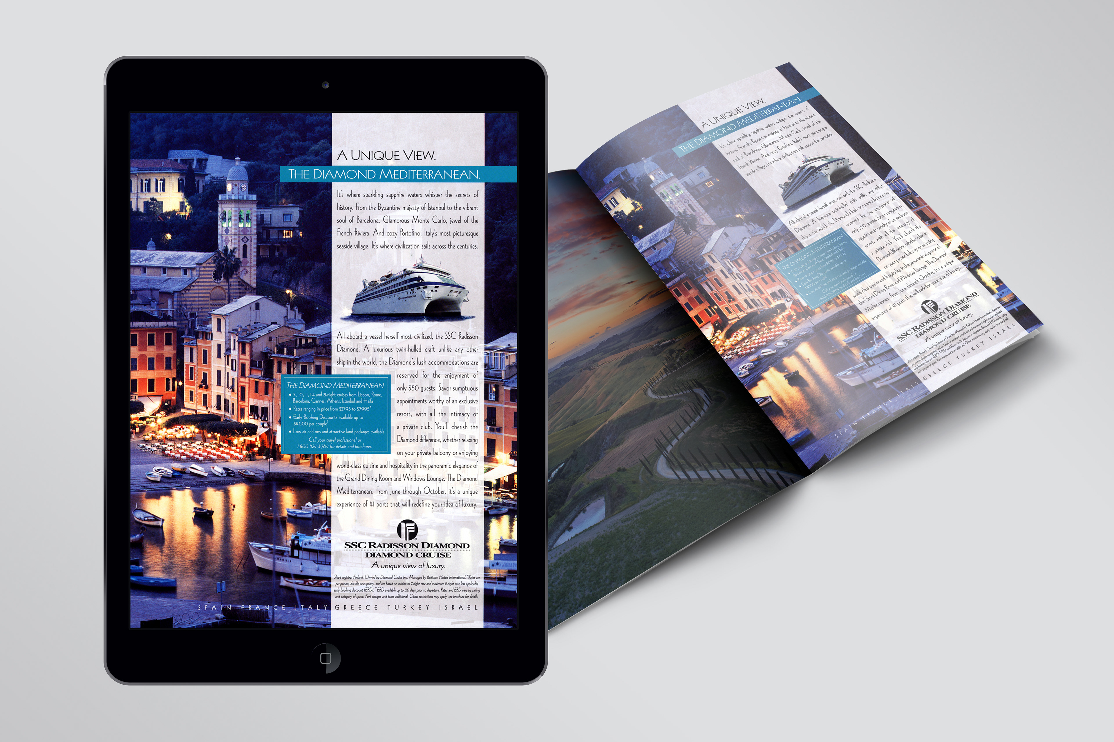 Radisson Diamond Cruise Ship Campaign