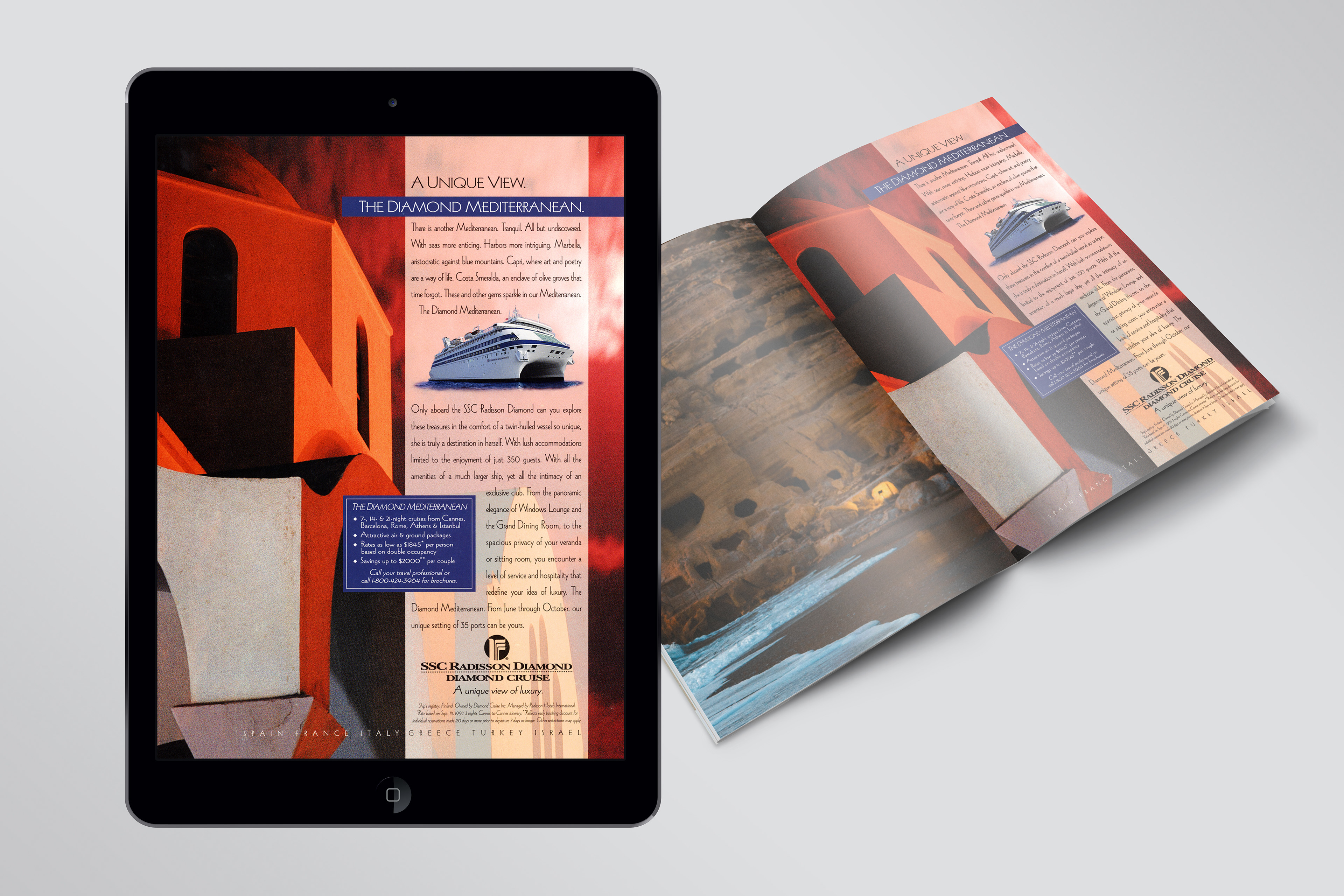 Radisson Diamond Cruise Ship Campaign