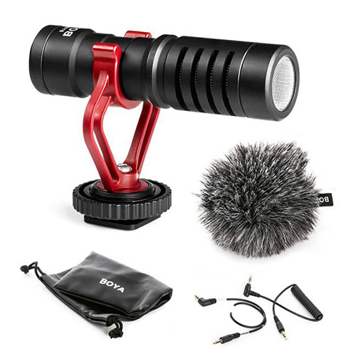 MICROFONO BOOM BOYA, INCLUYE DEAD CAT / Q50