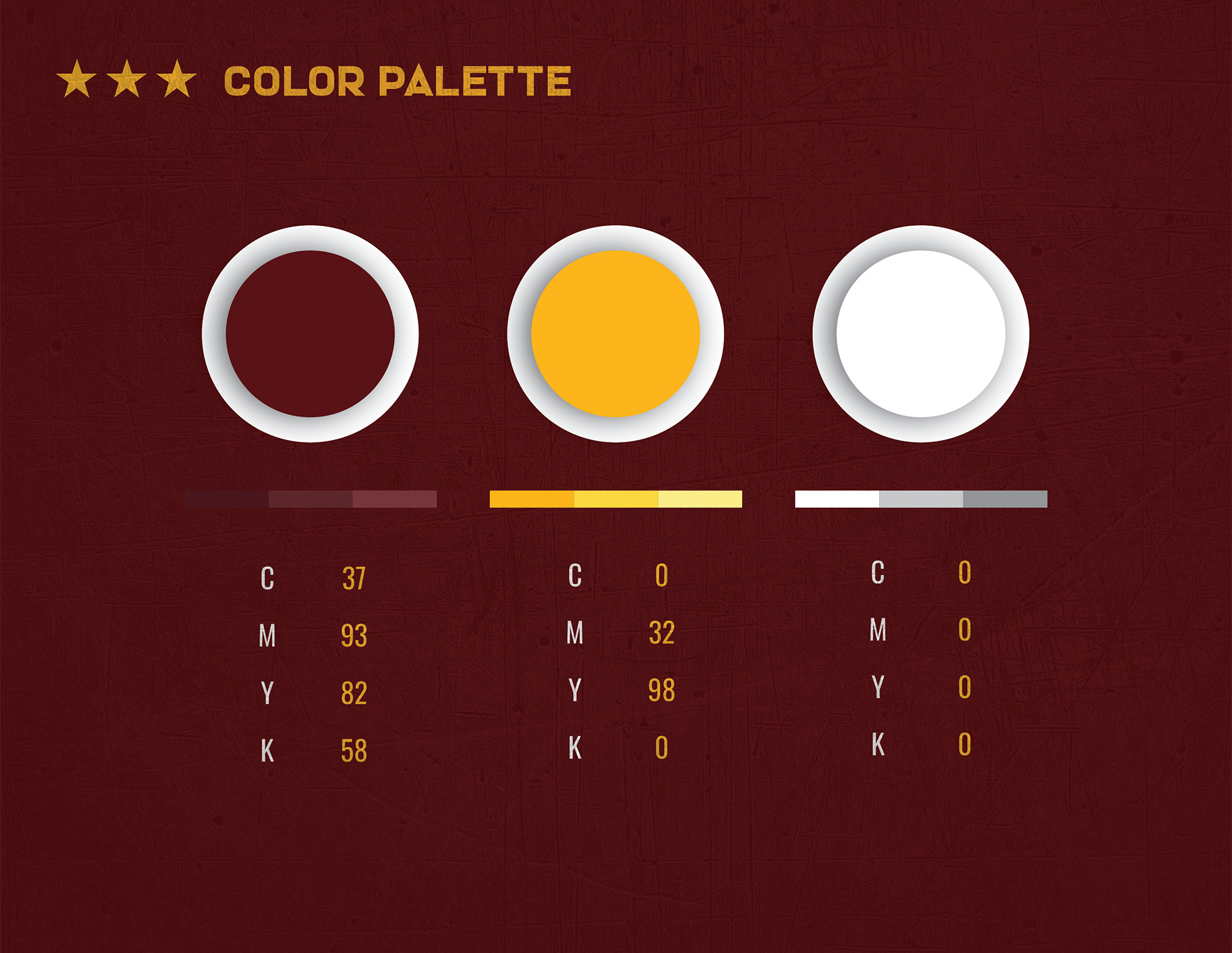 The Washington Commanders Color Palette