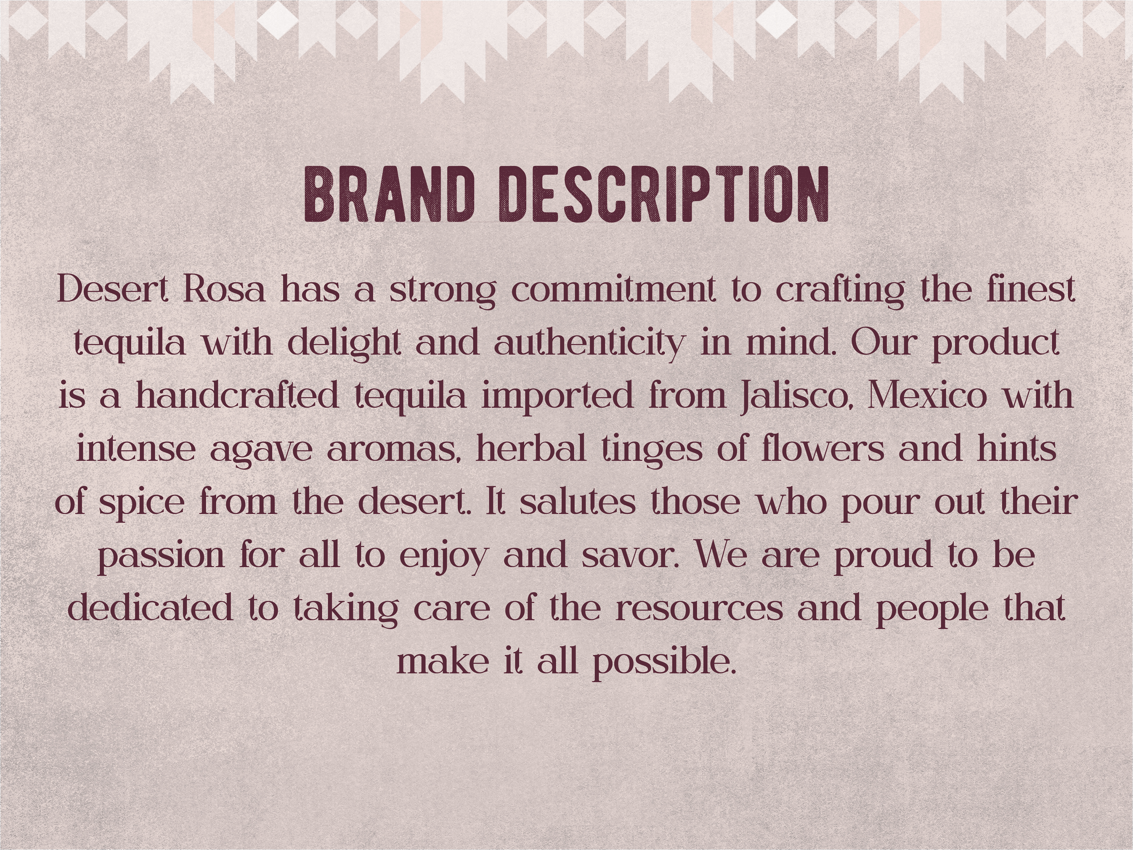 Desert Rosa Mission Statement