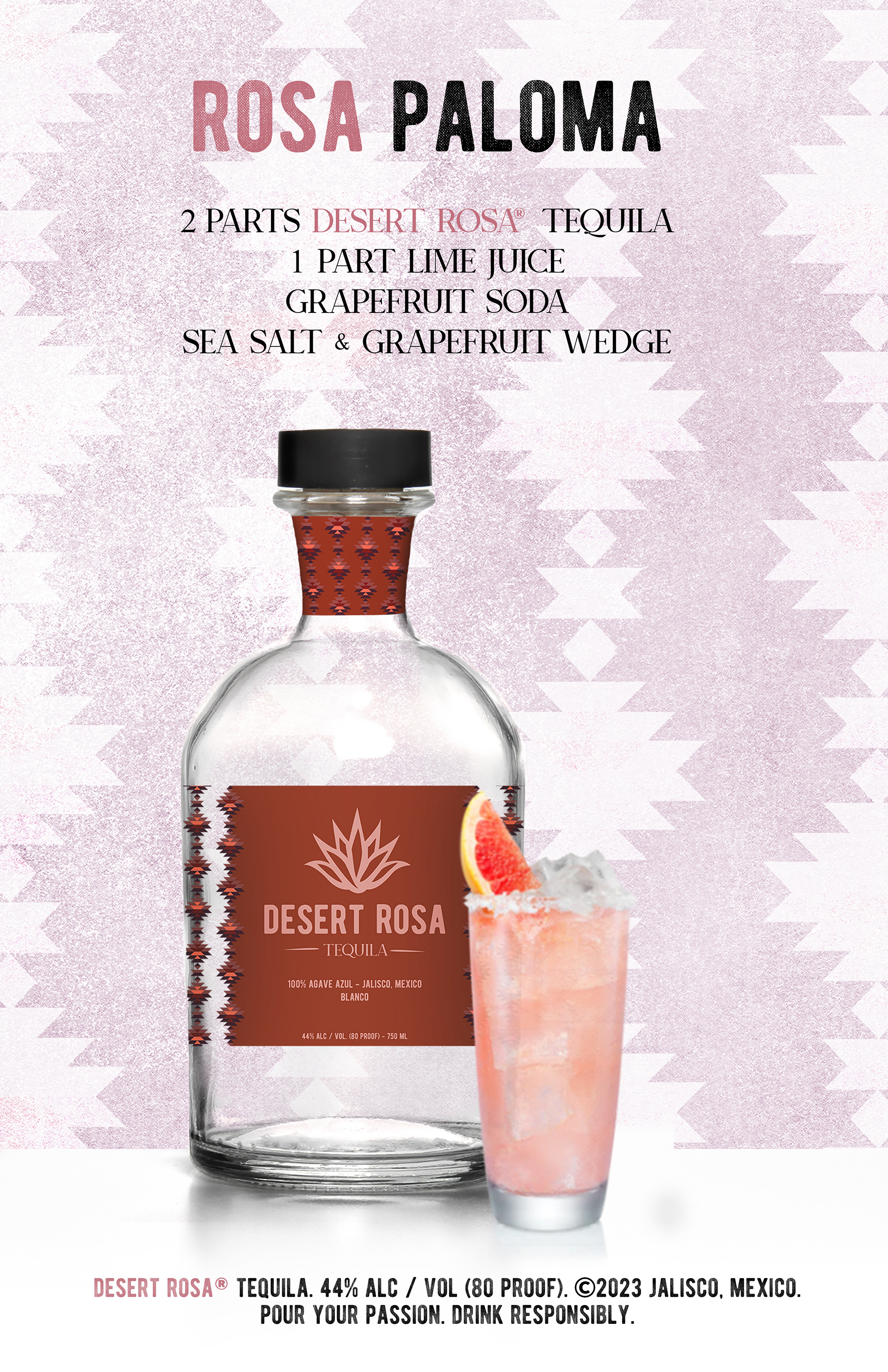 Desert Rosa Tequila Ad Campaign