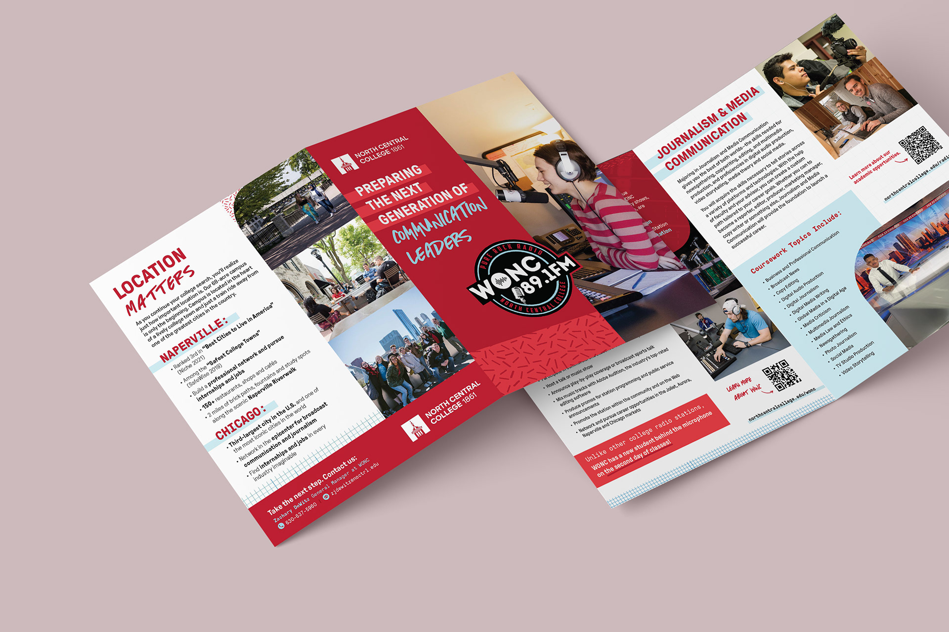 WONC Radio Station Brochure - InDesign