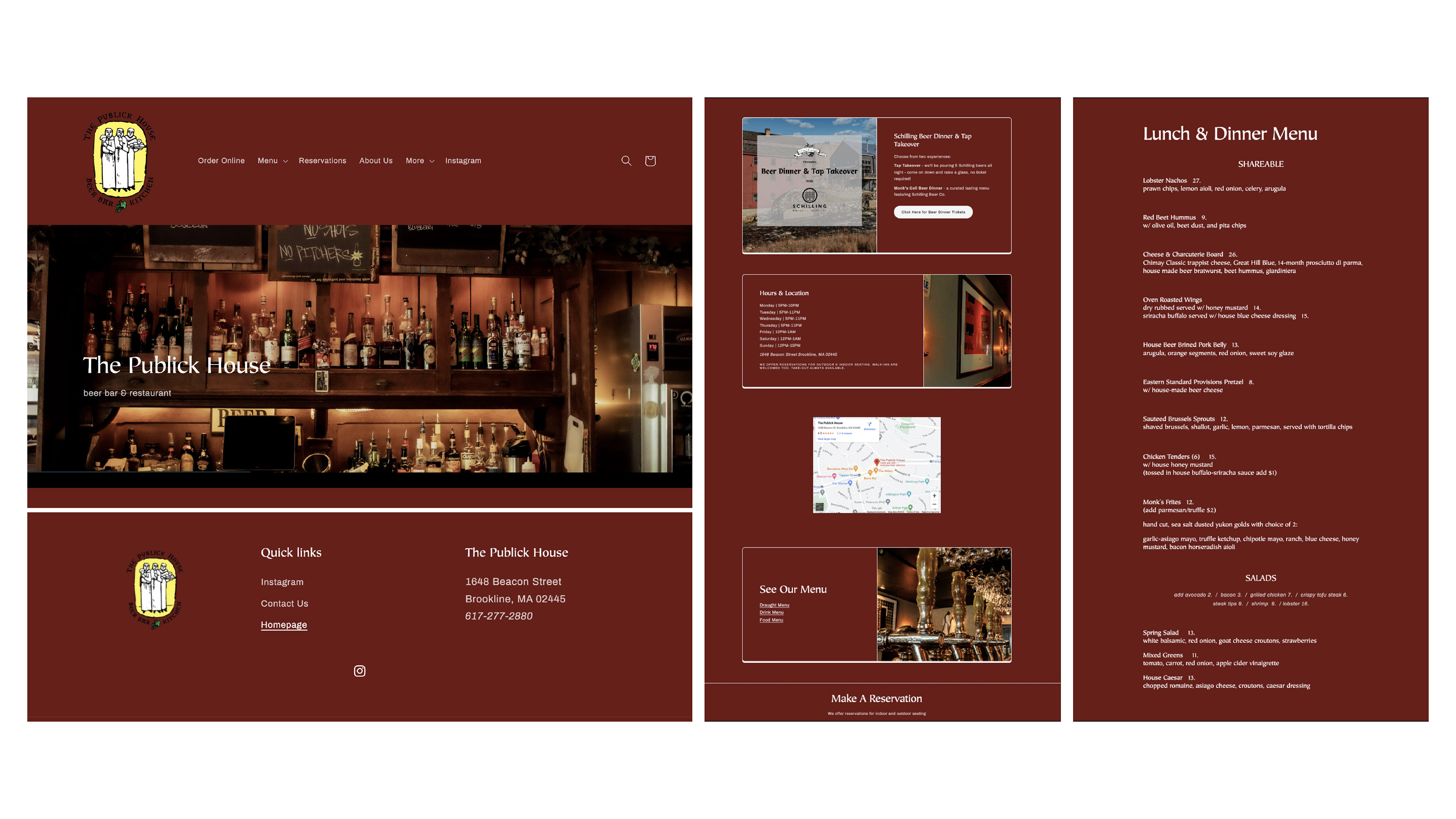 The Publick House - Website (Current)