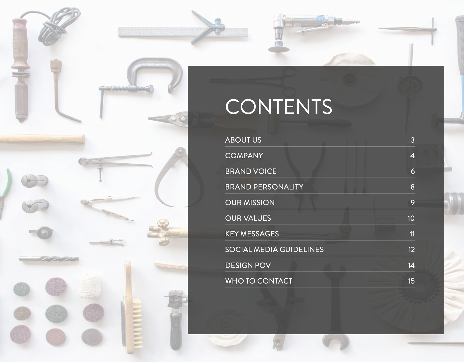 Brand messaging guide