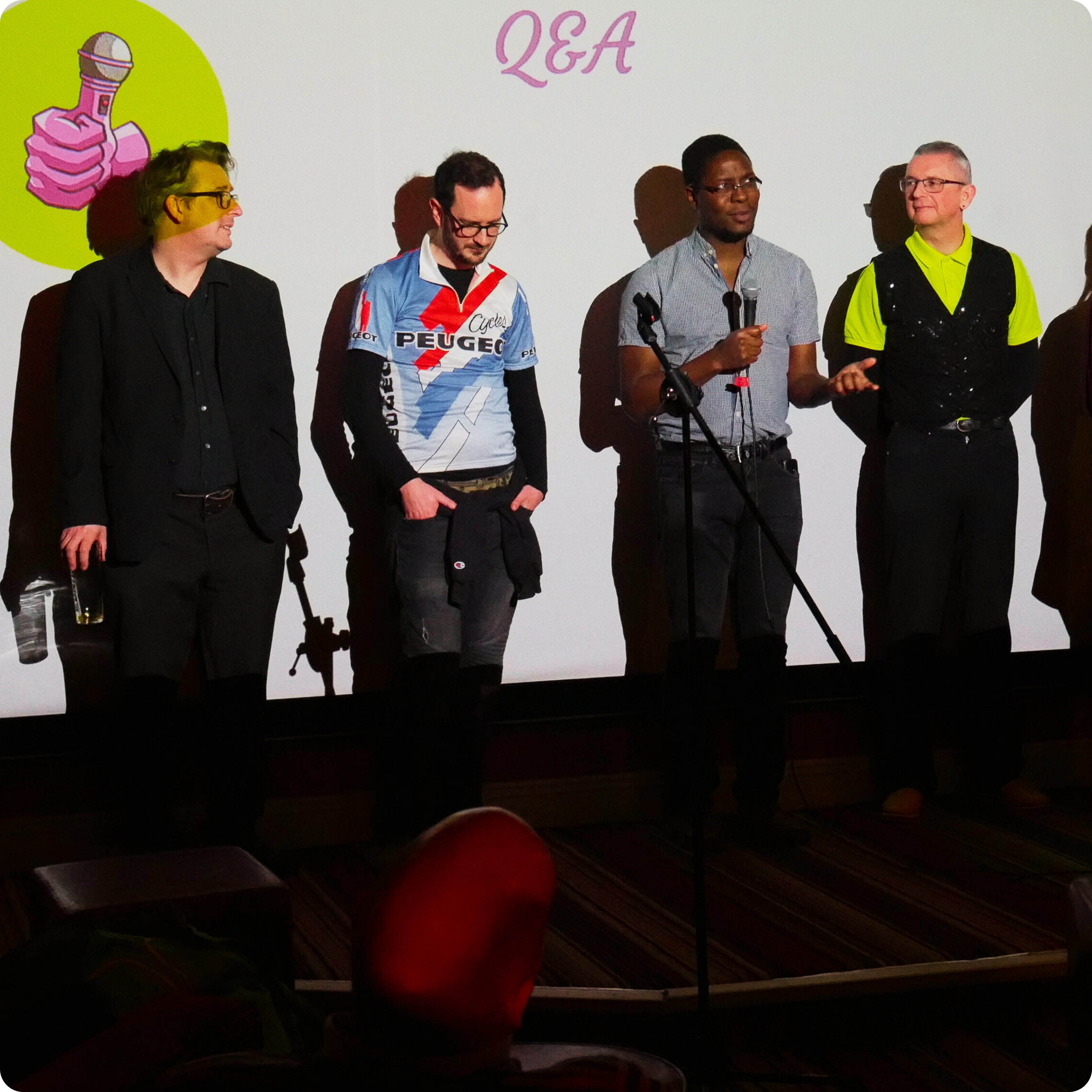 Poetry Q&A panel at Tonic, Horts