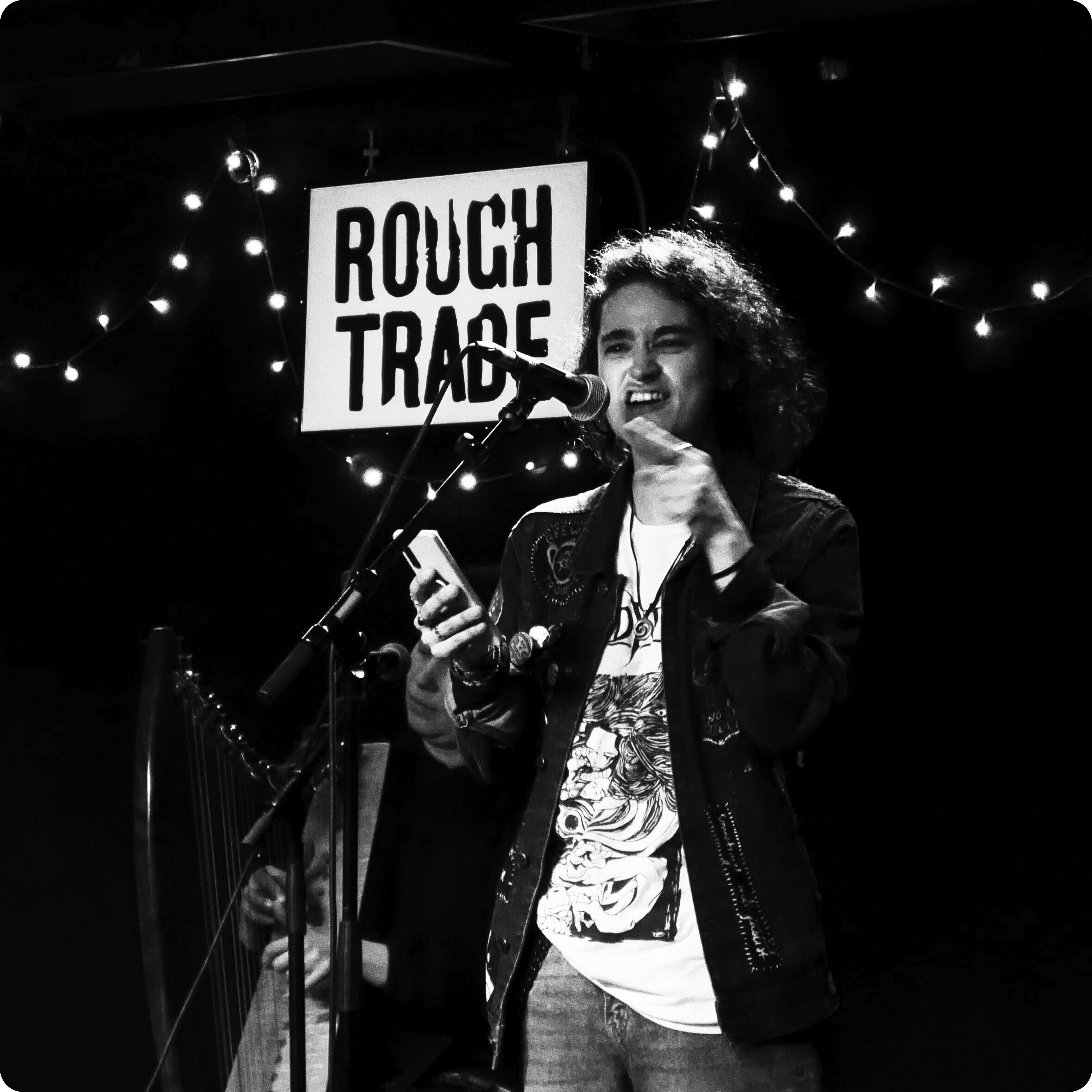 Tonic at Rough Trade: R. Cameron Ud-din shows their typical, talented sass on the mic