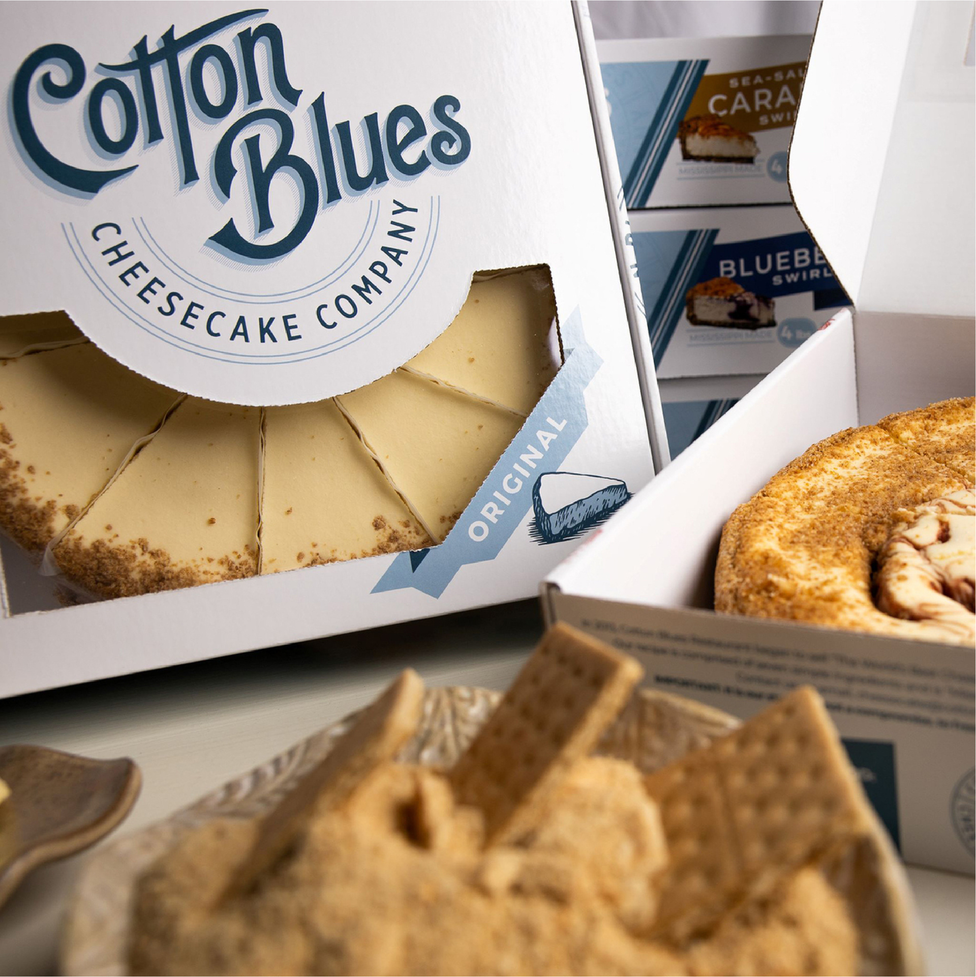 Cotton Blues Cheesecake Company Brand Identity & Packaging Design
