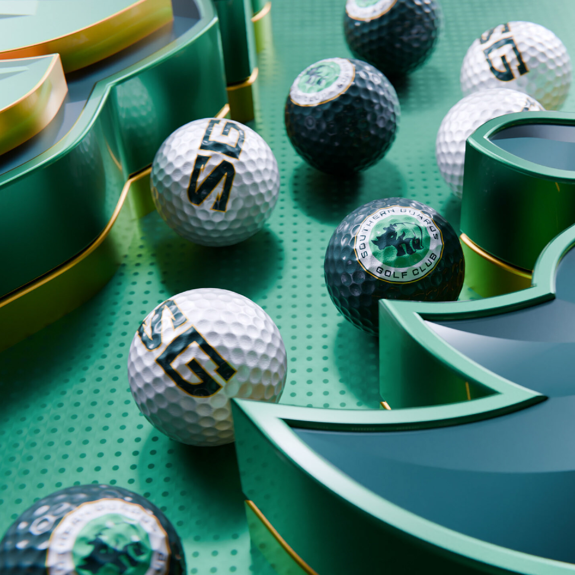 (LIV Golf) Southern Guards GC Brand Identity Design